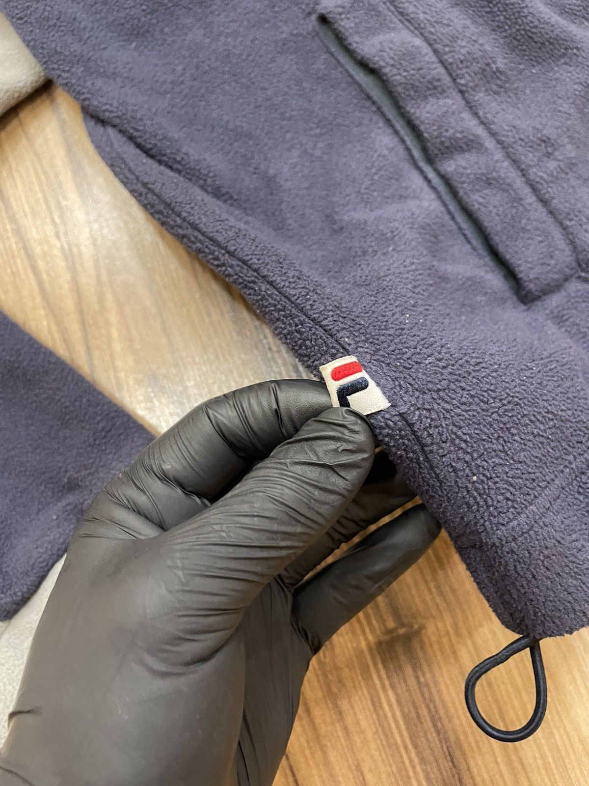 Fila × Vintage Vintage Fila Fleece Zip Sweater Big Logo Size Xl Streetwear Size US XL / EU 56 / 4 - 8 Thumbnail