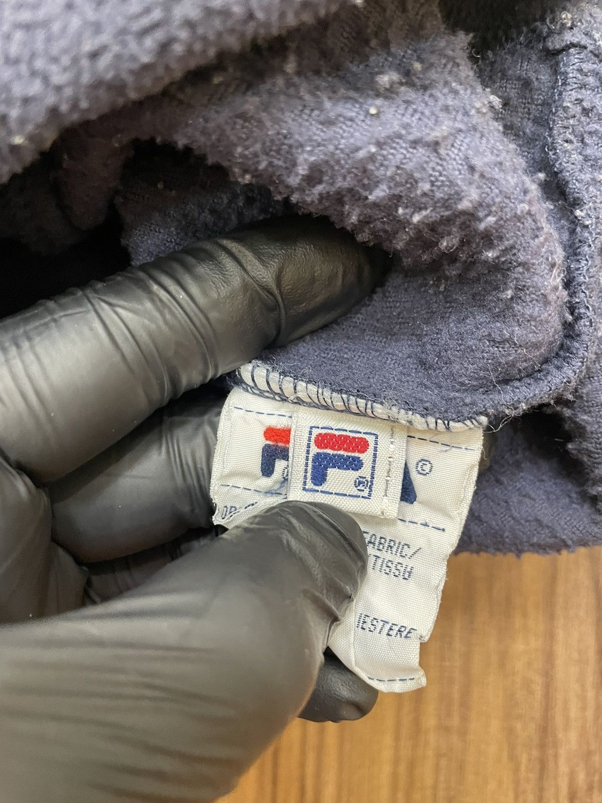 Fila × Vintage Vintage Fila Fleece Zip Sweater Big Logo Size Xl Streetwear Size US XL / EU 56 / 4 - 17 Thumbnail