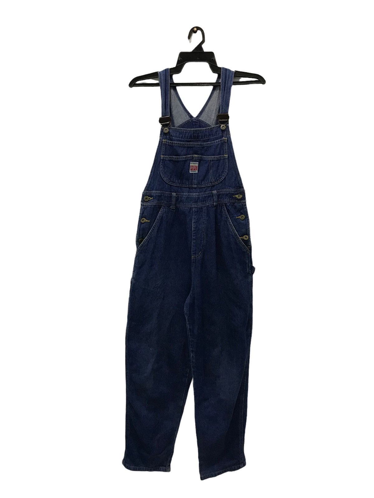 Japanese Brand AUTHENTIC STYLE PIPE ORIGINAL OVERALLS Size US 29 - 1 Thumbnail