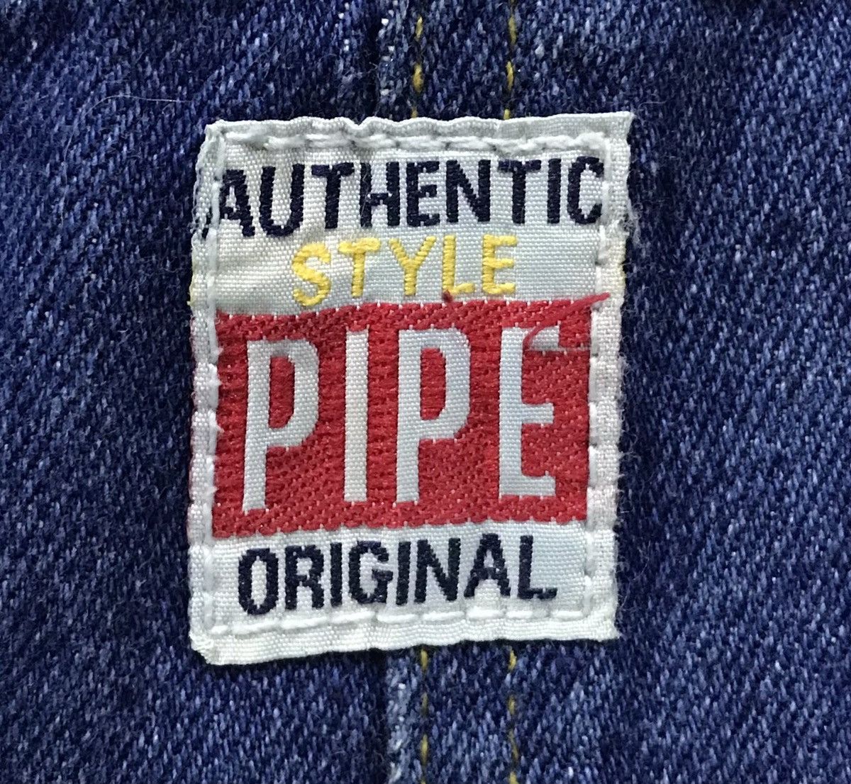 Japanese Brand AUTHENTIC STYLE PIPE ORIGINAL OVERALLS Size US 29 - 7 Thumbnail