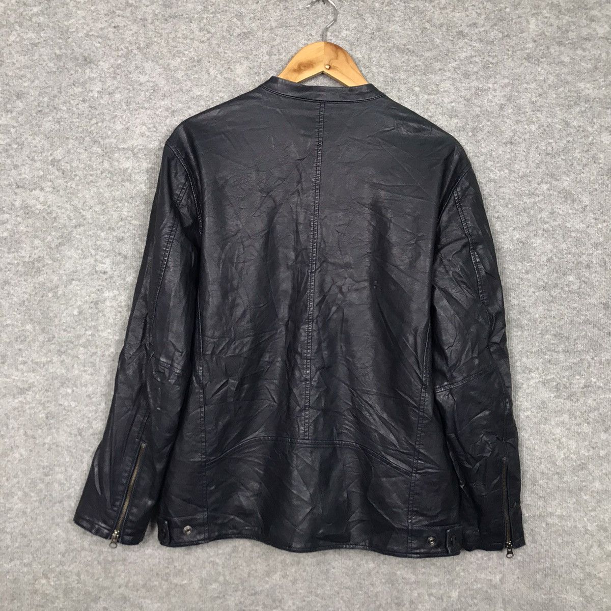 GRN GRN TOKYO JAPAN LEATHER JACKET BIKER STYLE JACKET Size US L / EU 52-54 / 3 - 5 Thumbnail