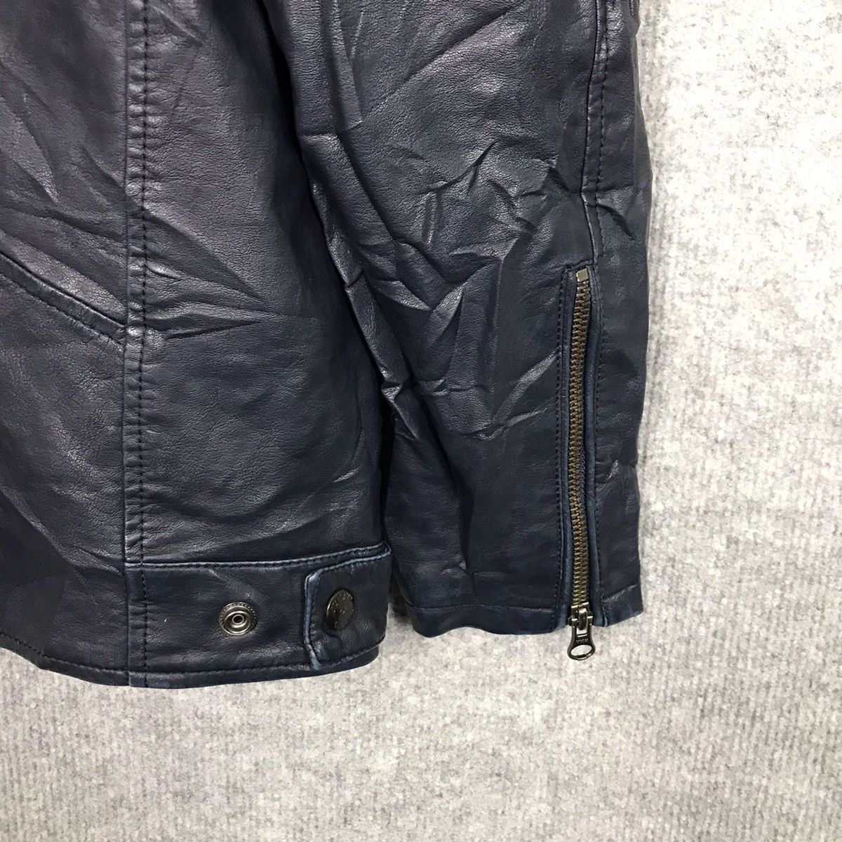 GRN GRN TOKYO JAPAN LEATHER JACKET BIKER STYLE JACKET Size US L / EU 52-54 / 3 - 7 Thumbnail