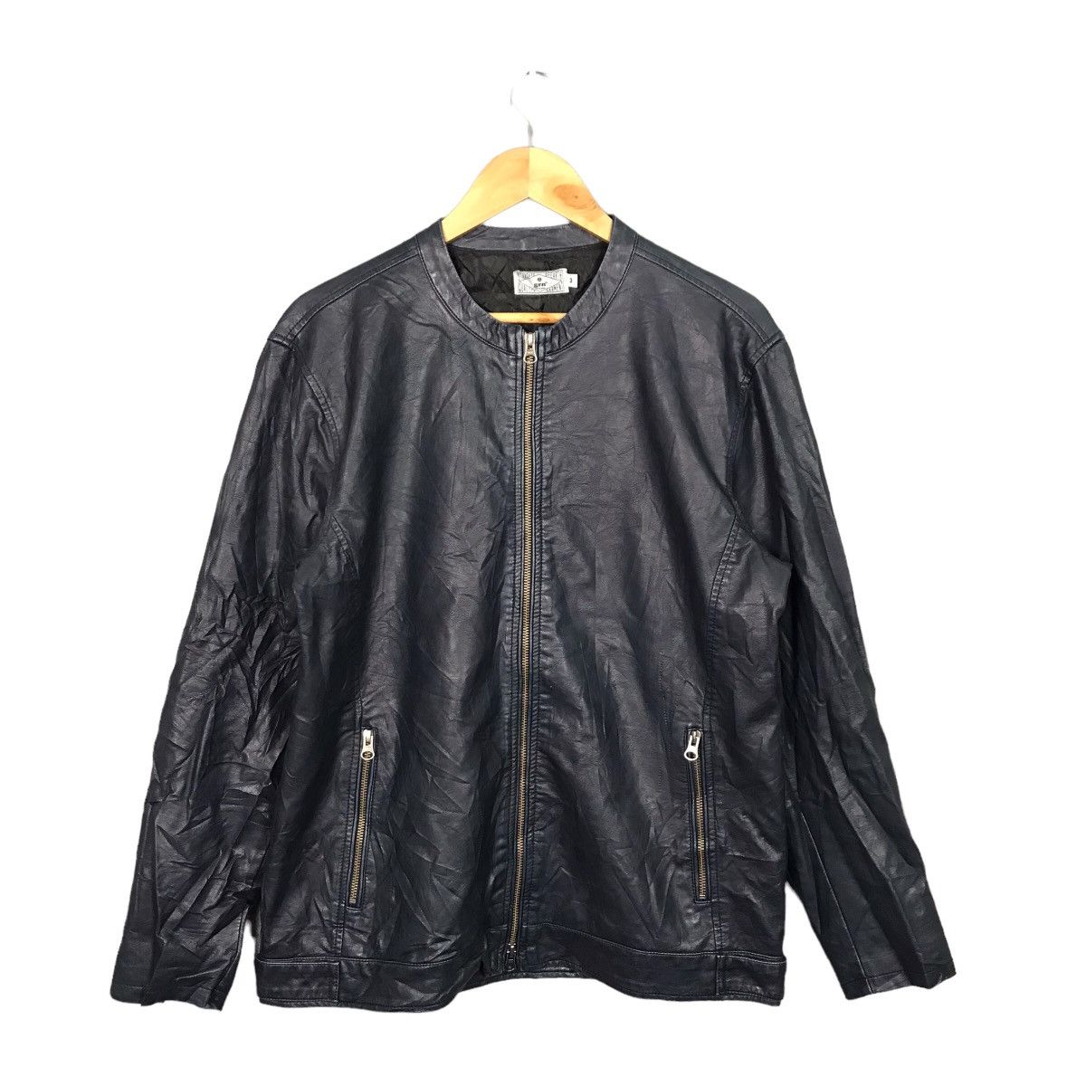 GRN GRN TOKYO JAPAN LEATHER JACKET BIKER STYLE JACKET Size US L / EU 52-54 / 3 - 1 Thumbnail