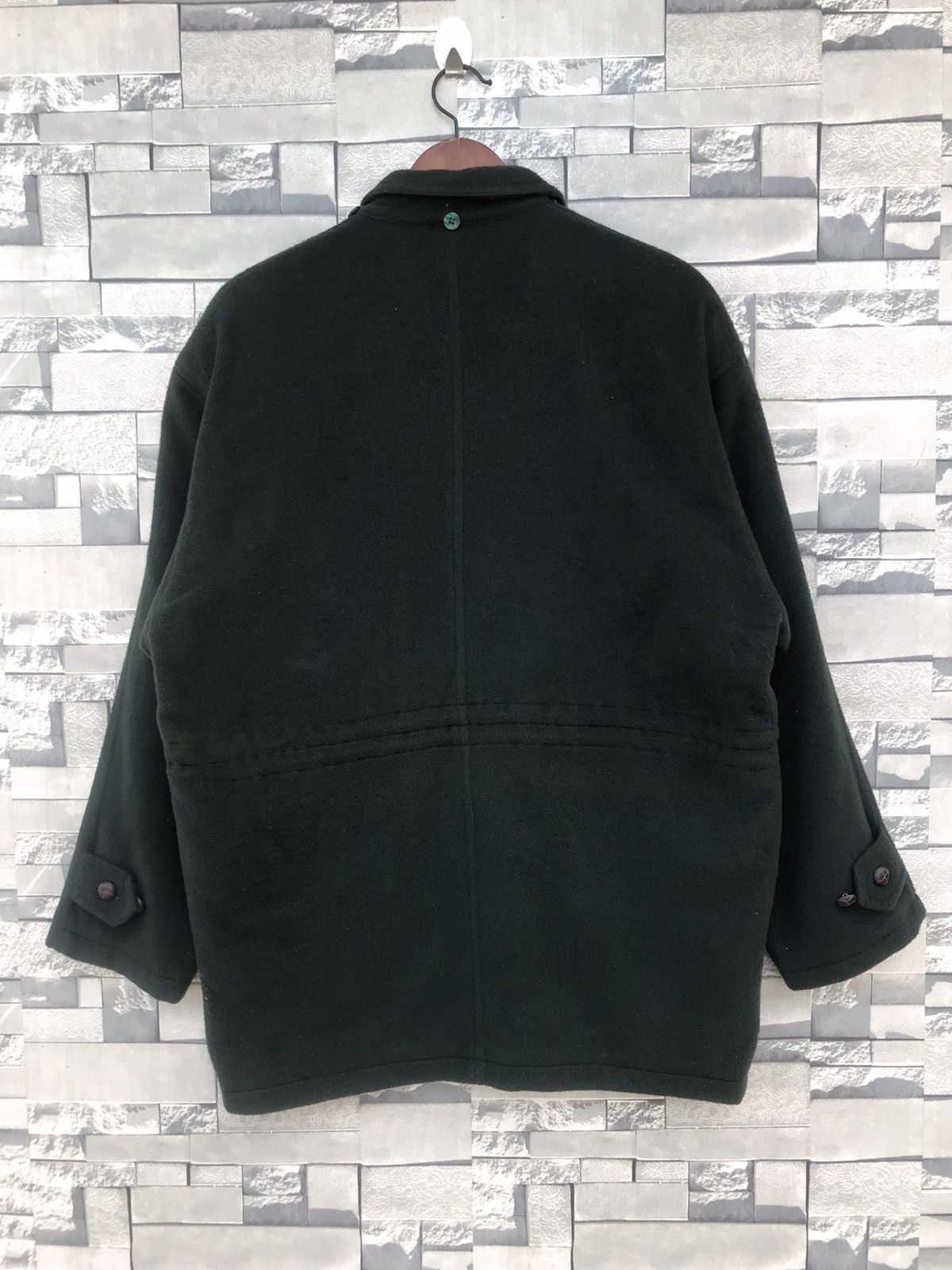 Japanese Brand Vintage Alpha Pouse Uomo Forest Green Wool Jacket Size M Size US L / EU 52-54 / 3 - 2 Thumbnail