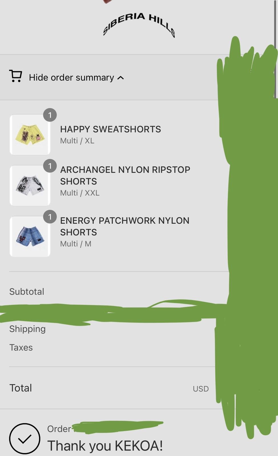 Siberia Hills LAST DROP EVER Siberia Hills Archangel Nylon Shorts SZ 2XL Size US 36 / EU 52 - 7 Thumbnail