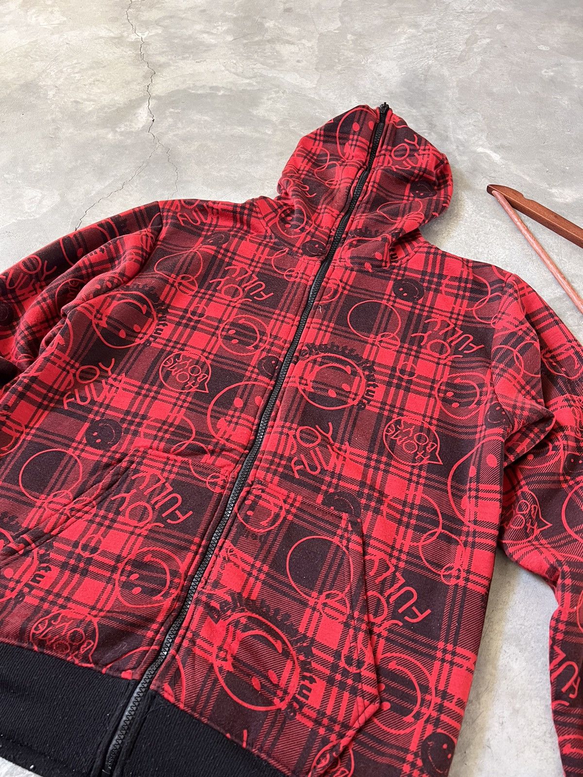 Japanese Brand Fullprint Art Zip Up Hoodie Size US L / EU 52-54 / 3 - 7 Thumbnail