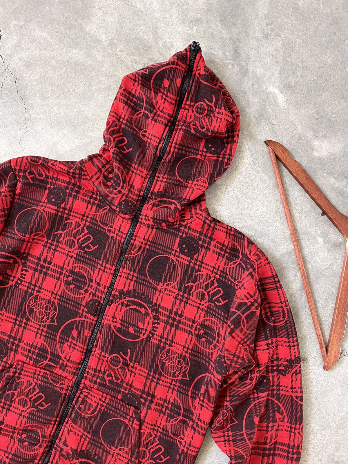 Japanese Brand Fullprint Art Zip Up Hoodie Size US L / EU 52-54 / 3 - 4 Thumbnail