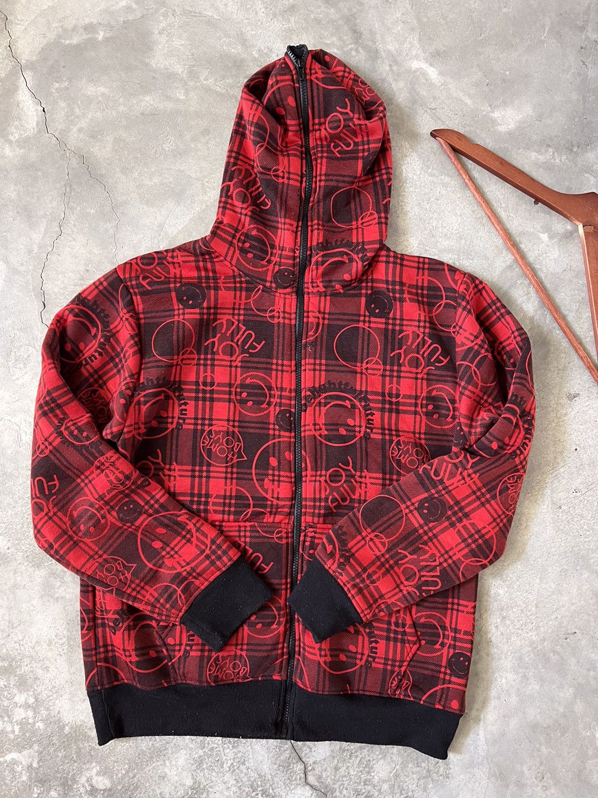 Japanese Brand Fullprint Art Zip Up Hoodie Size US L / EU 52-54 / 3 - 6 Thumbnail