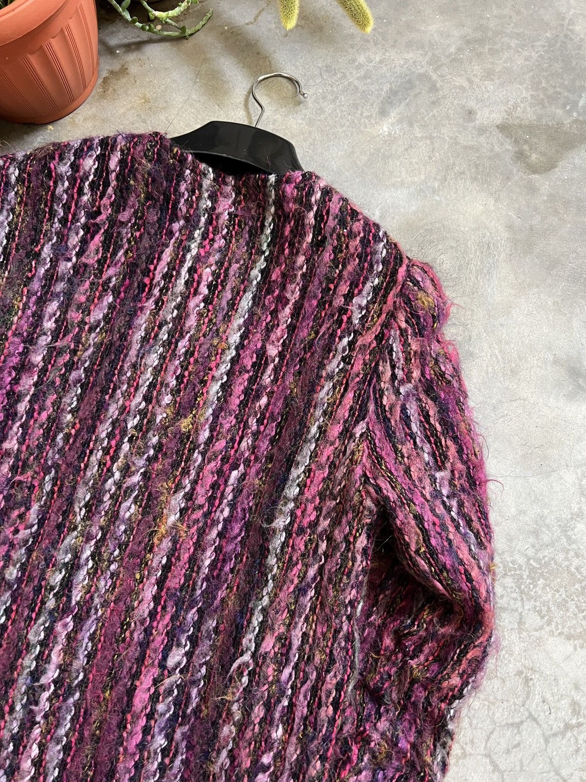 Other × Vintage Steals 💫 Wool Mohair Quilted Paris Cardigan Size US S / EU 44-46 / 1 - 7 Thumbnail