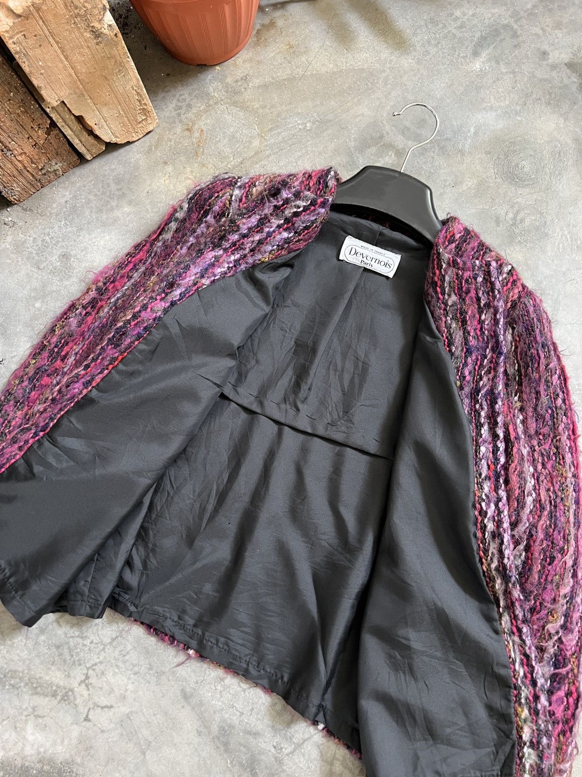 Other × Vintage Steals 💫 Wool Mohair Quilted Paris Cardigan Size US S / EU 44-46 / 1 - 14 Thumbnail