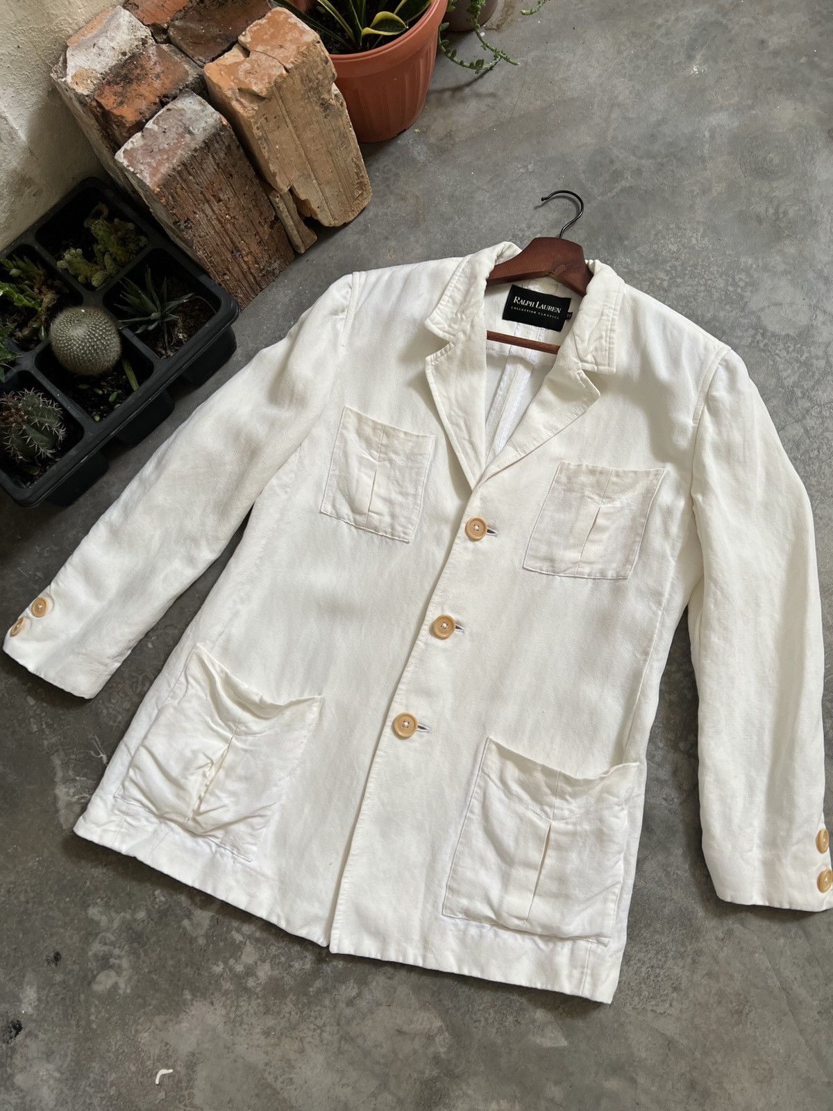 RRL Ralph Lauren × Ralph Lauren × Vintage Ralph 🔥 Ralph Lauren Collection Classics Blezzer Size 52R - 5 Thumbnail