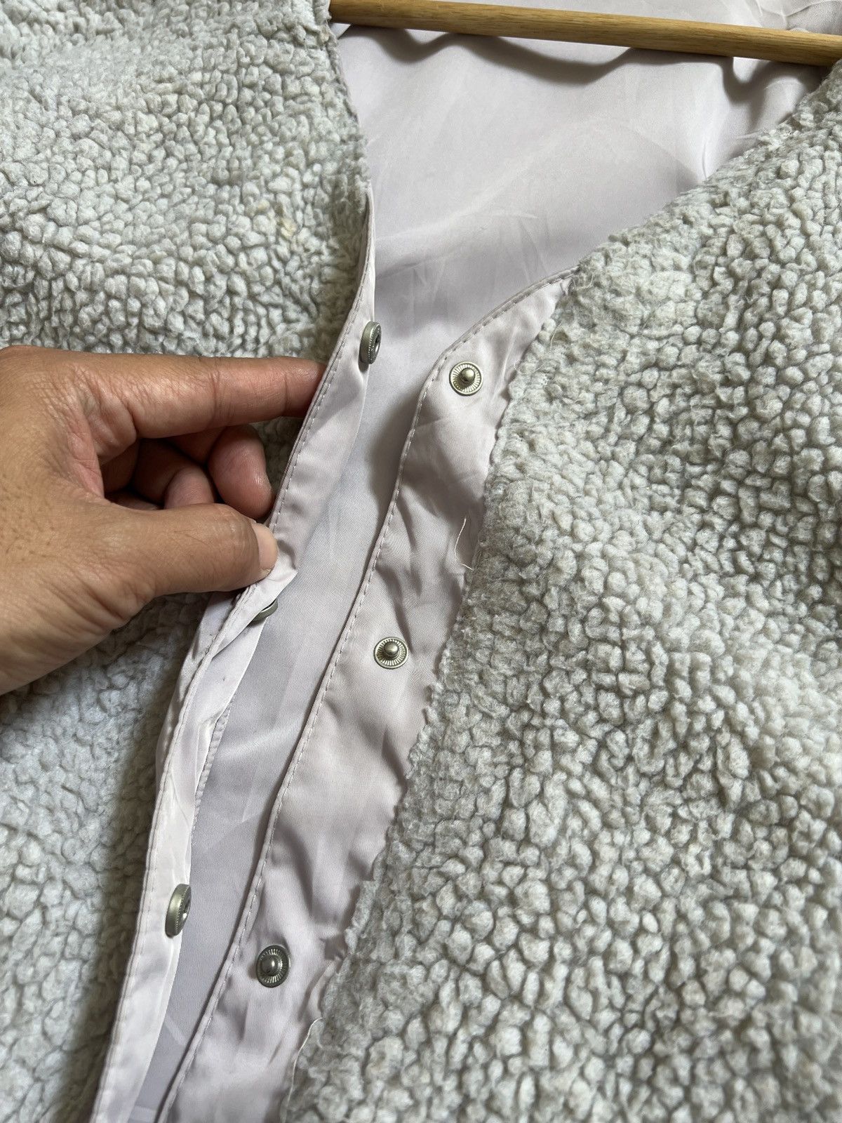 Vintage Vintage 🖤 Deep Pile Sherpa Riversible Cardigan Size US M / EU 48-50 / 2 - 20 Thumbnail