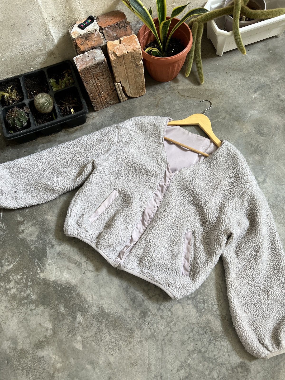 Vintage Vintage 🖤 Deep Pile Sherpa Riversible Cardigan Size US M / EU 48-50 / 2 - 8 Thumbnail