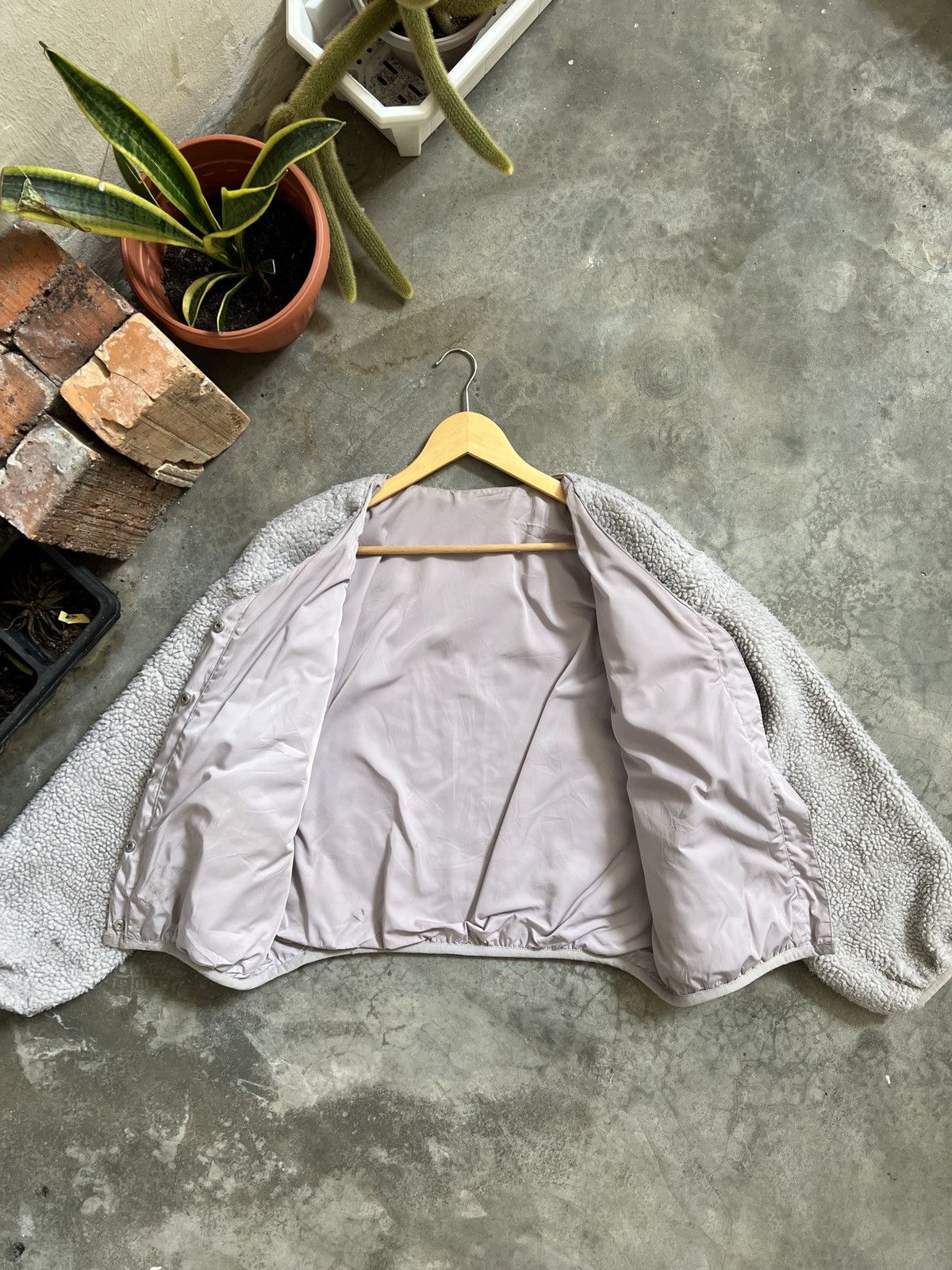 Vintage Vintage 🖤 Deep Pile Sherpa Riversible Cardigan Size US M / EU 48-50 / 2 - 15 Thumbnail