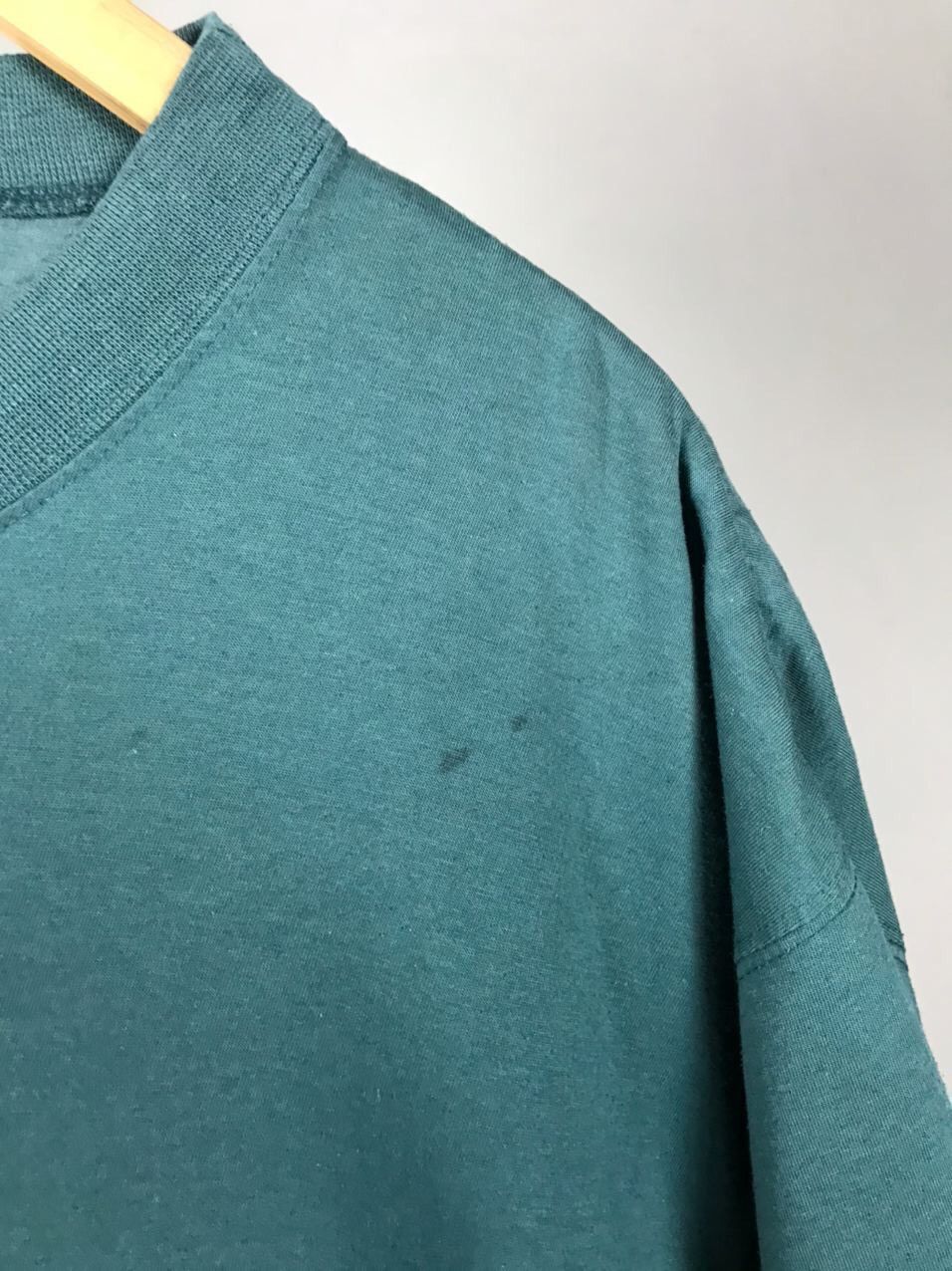 Adidas Adidas vintage turquoise tee Size US XL / EU 56 / 4 - 12 Thumbnail