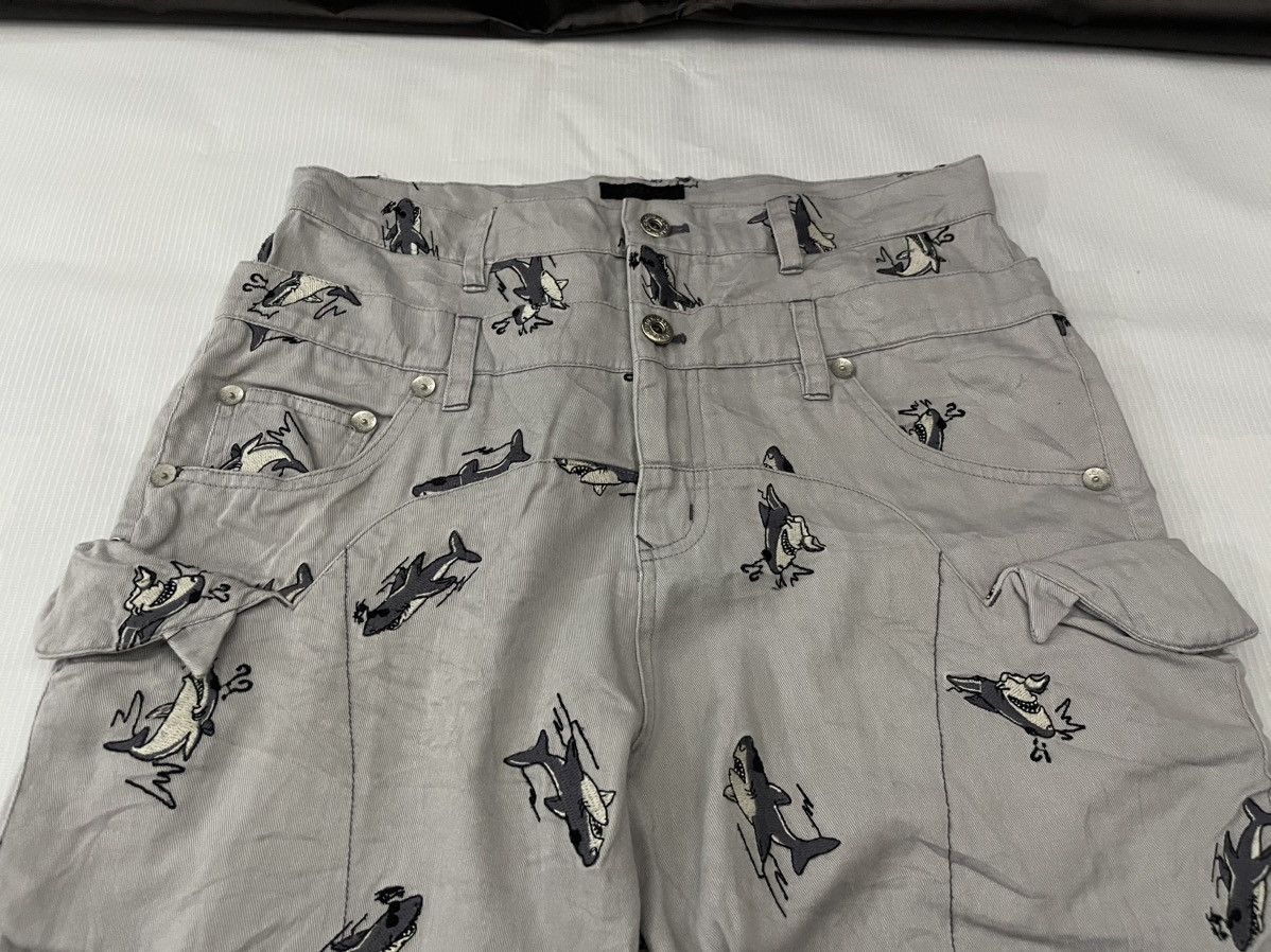 Japanese Brand Candy Stripper Shark Motive Pants Size US 30 / EU 46 - 4 Thumbnail