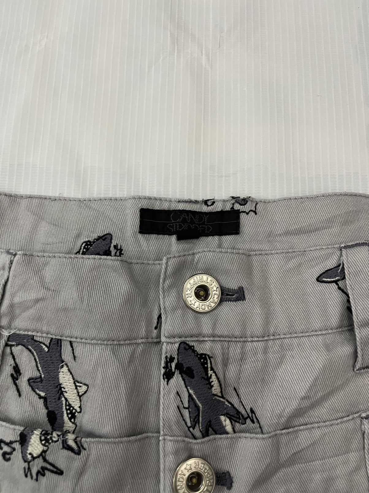 Japanese Brand Candy Stripper Shark Motive Pants Size US 30 / EU 46 - 5 Thumbnail