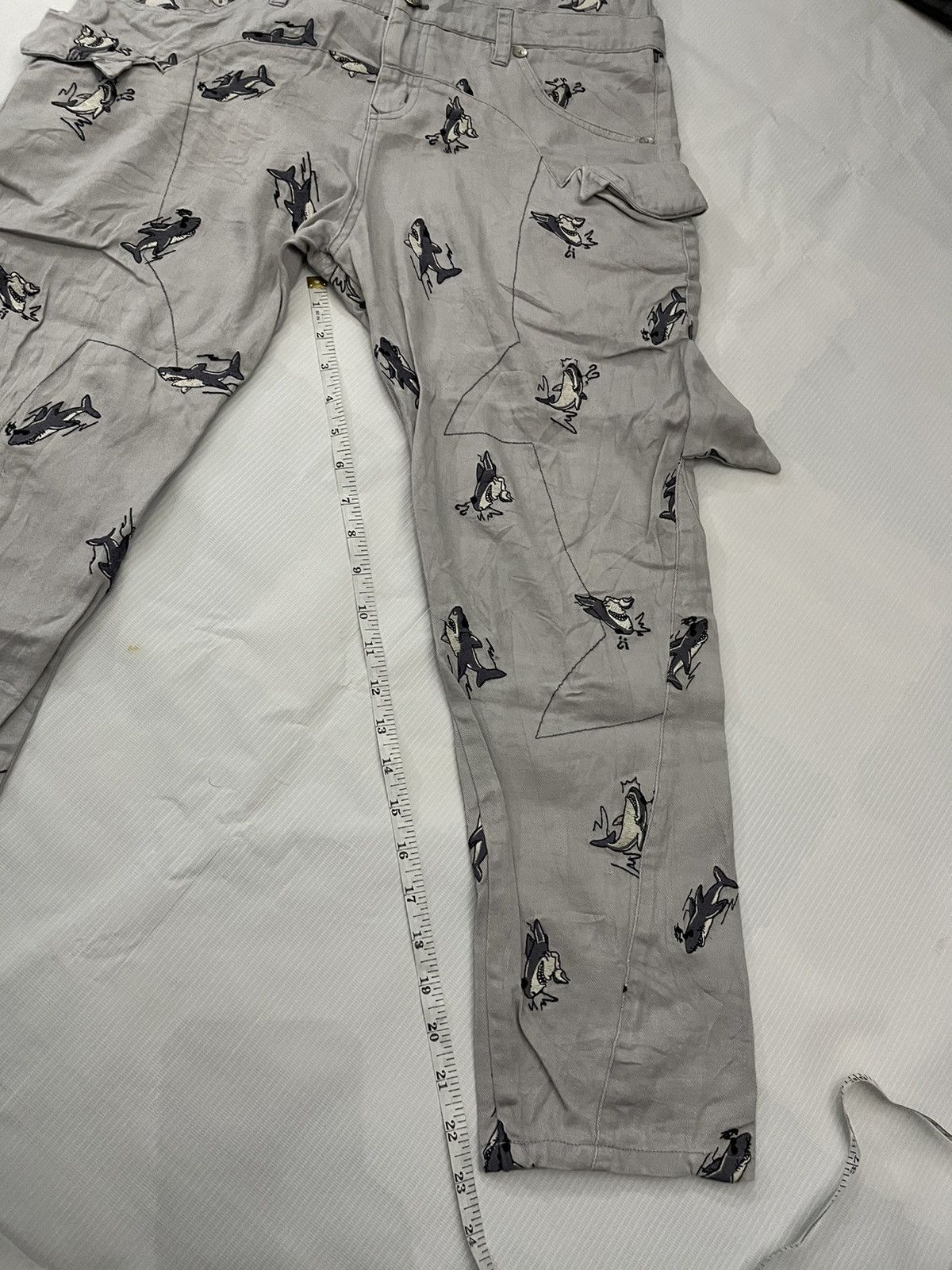 Japanese Brand Candy Stripper Shark Motive Pants Size US 30 / EU 46 - 11 Thumbnail