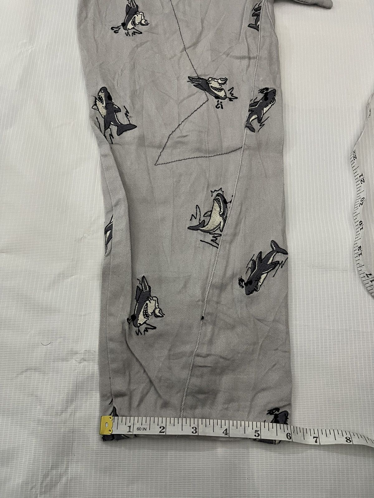 Japanese Brand Candy Stripper Shark Motive Pants Size US 30 / EU 46 - 10 Thumbnail