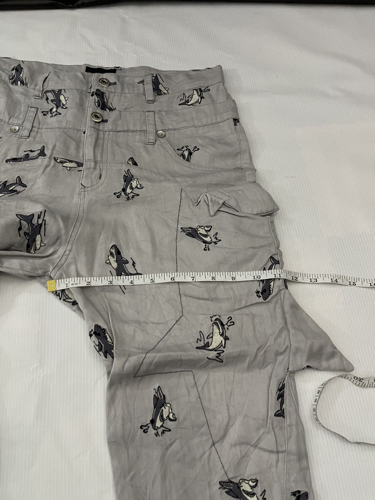 Japanese Brand Candy Stripper Shark Motive Pants Size US 30 / EU 46 - 8 Thumbnail