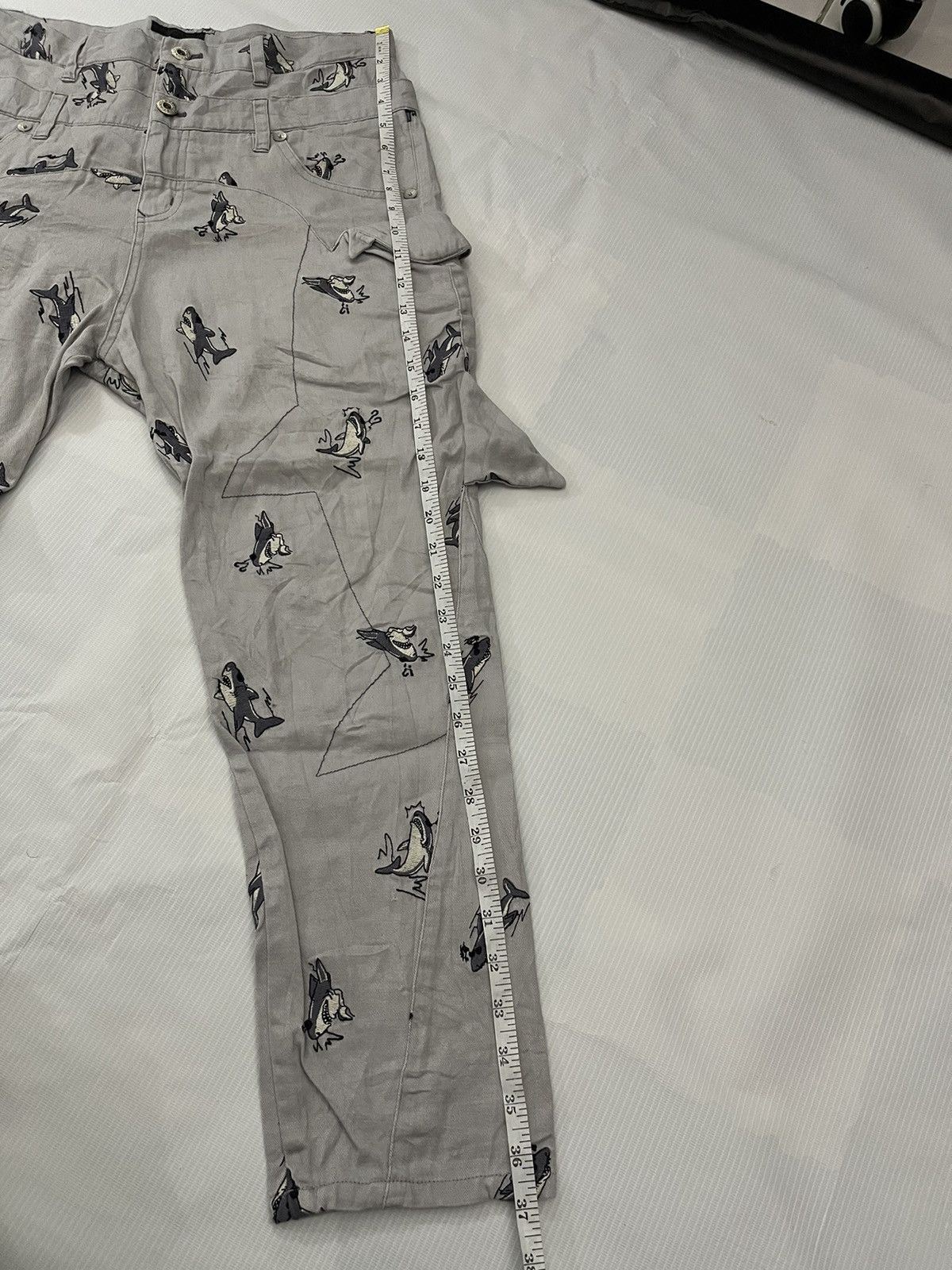Japanese Brand Candy Stripper Shark Motive Pants Size US 30 / EU 46 - 12 Thumbnail