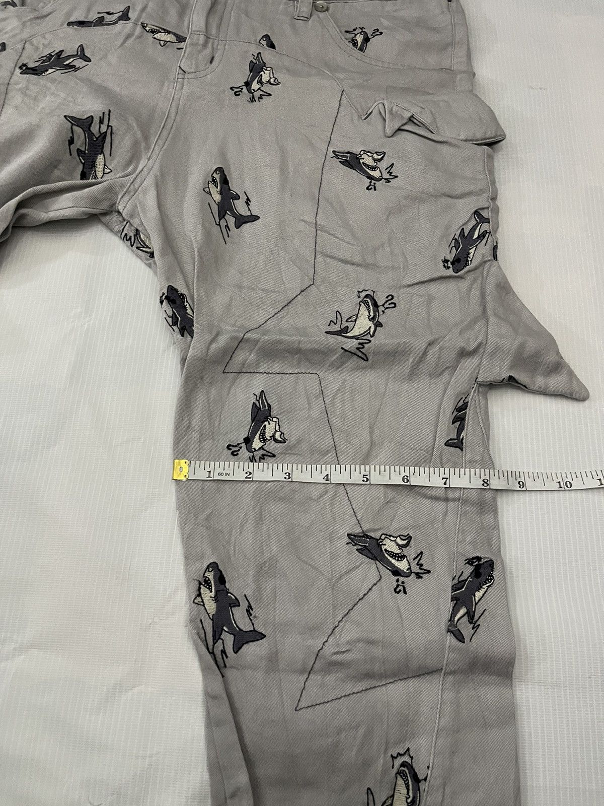 Japanese Brand Candy Stripper Shark Motive Pants Size US 30 / EU 46 - 9 Thumbnail