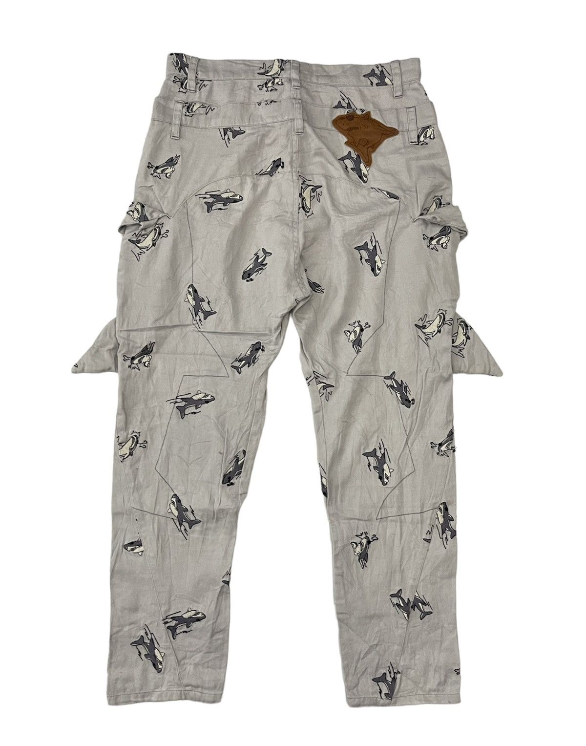Japanese Brand Candy Stripper Shark Motive Pants Size US 30 / EU 46 - 2 Thumbnail