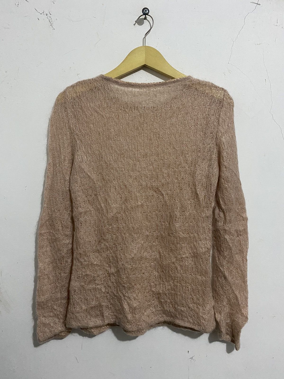 20471120 × Issey Miyake × Japanese Brand 🖤BLACFRIDAY🖤Italy Designer Mohair Knitsweatshirt Issey Size US M / EU 48-50 / 2 - 2 Thumbnail