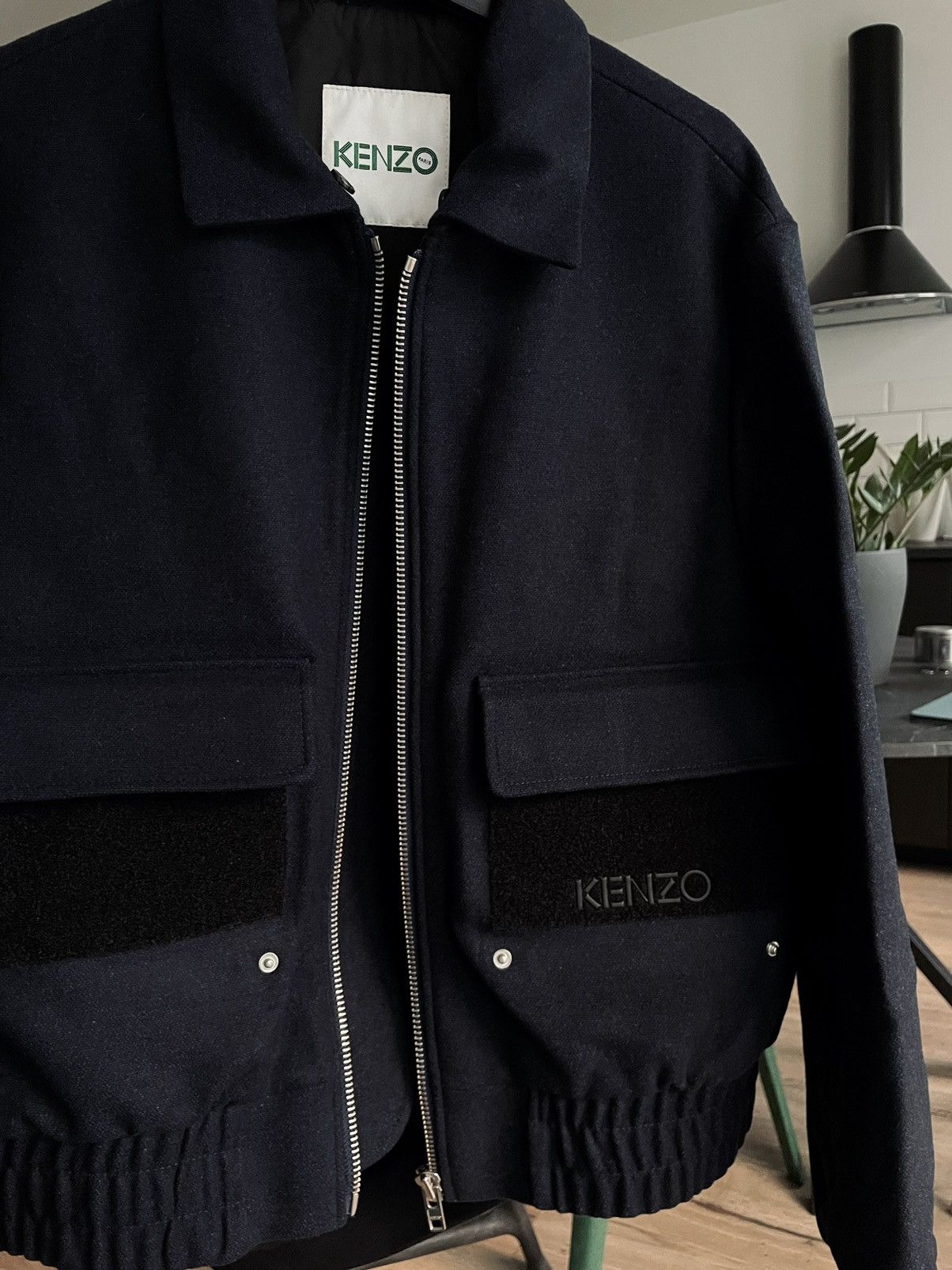 Kenzo Kenzo Wool Aviator Jacket AW19 Size US XS / EU 42 / 0 - 1 Thumbnail
