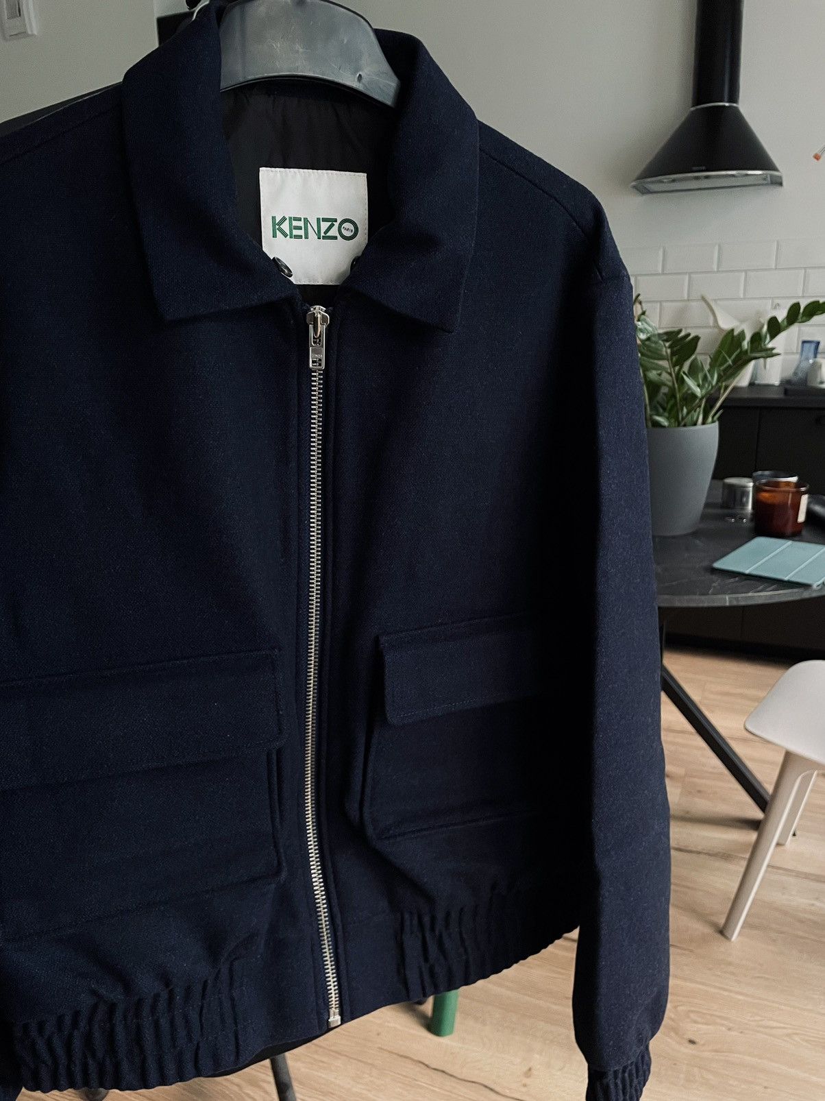 Kenzo Kenzo Wool Aviator Jacket AW19 Size US XS / EU 42 / 0 - 7 Thumbnail