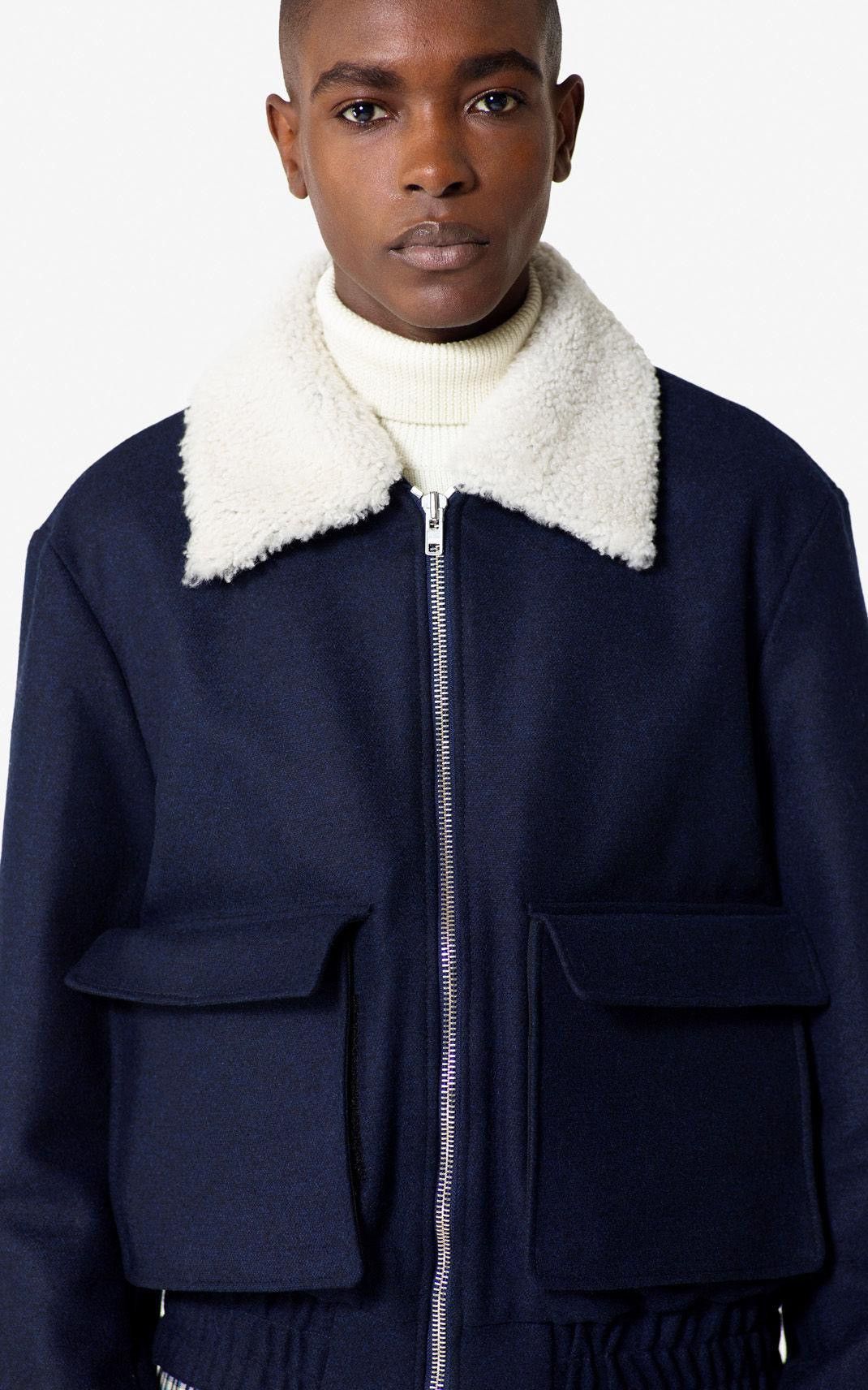 Kenzo Kenzo Wool Aviator Jacket AW19 Size US XS / EU 42 / 0 - 10 Thumbnail