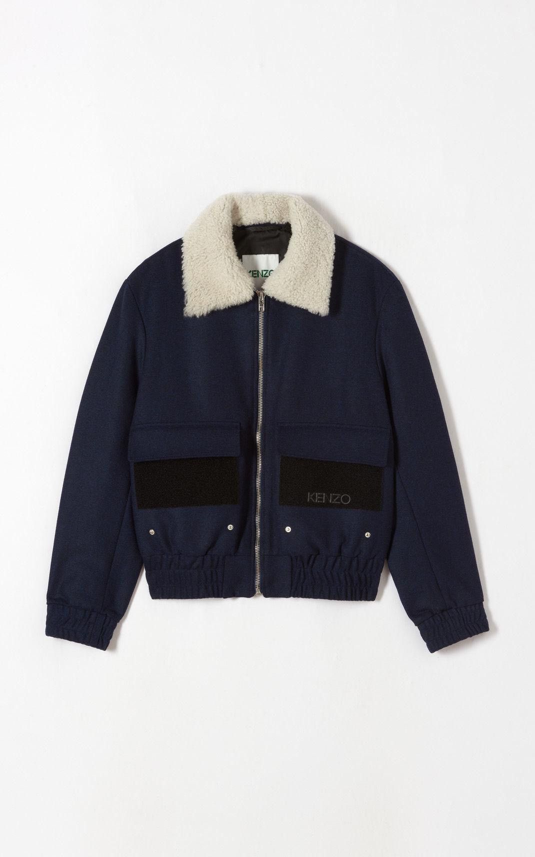 Kenzo Kenzo Wool Aviator Jacket AW19 Size US XS / EU 42 / 0 - 9 Thumbnail