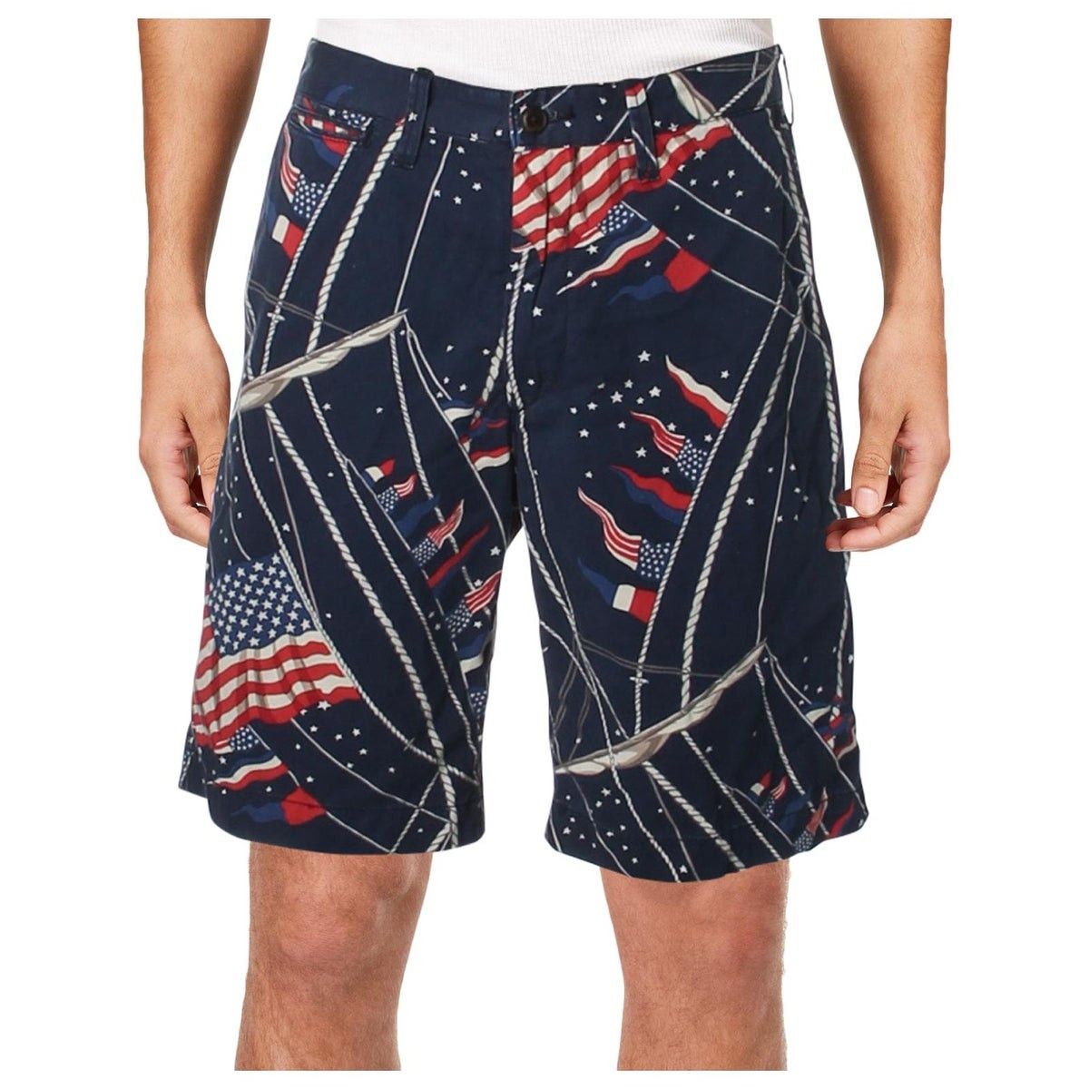 Polo Ralph Lauren Polo Ralph Lauren AMERICANA USA Flag Shorts Size US 30 / EU 46 - 2 Thumbnail