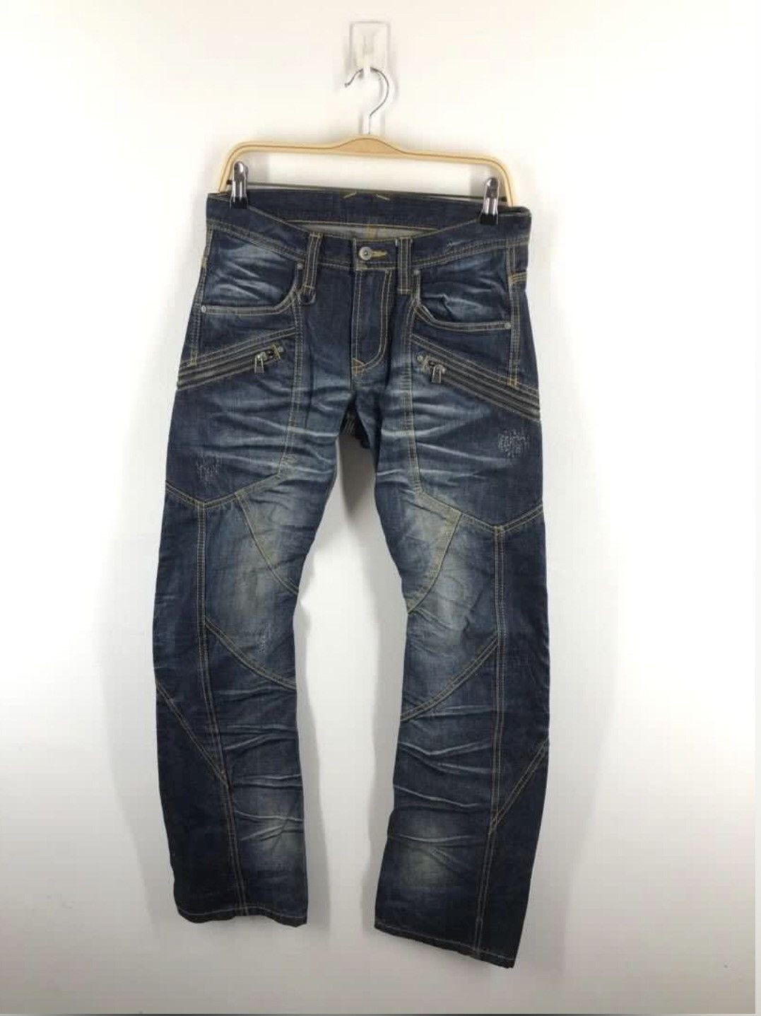 image of Hideaways Jeans Inspired By Hysteric Glamour in Blue Jean, Men's (Size 32)