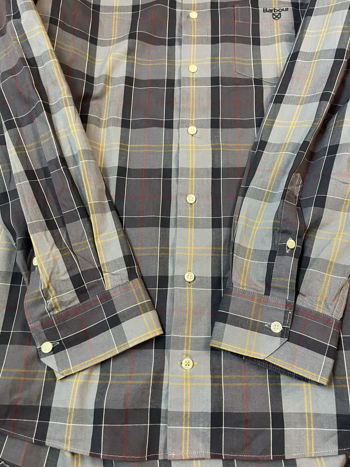 Barbour × Designer × Vintage Barbour vintage grey tartan shirt Size US L / EU 52-54 / 3 - 2 Thumbnail
