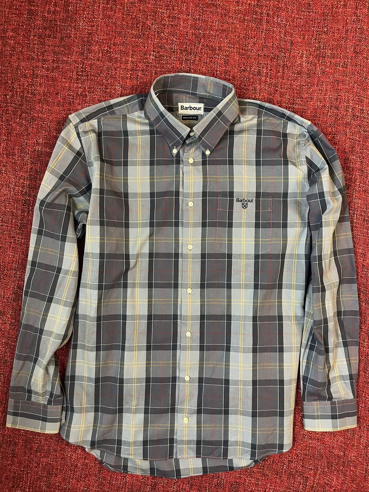 Barbour × Designer × Vintage Barbour vintage grey tartan shirt Size US L / EU 52-54 / 3 - 1 Thumbnail