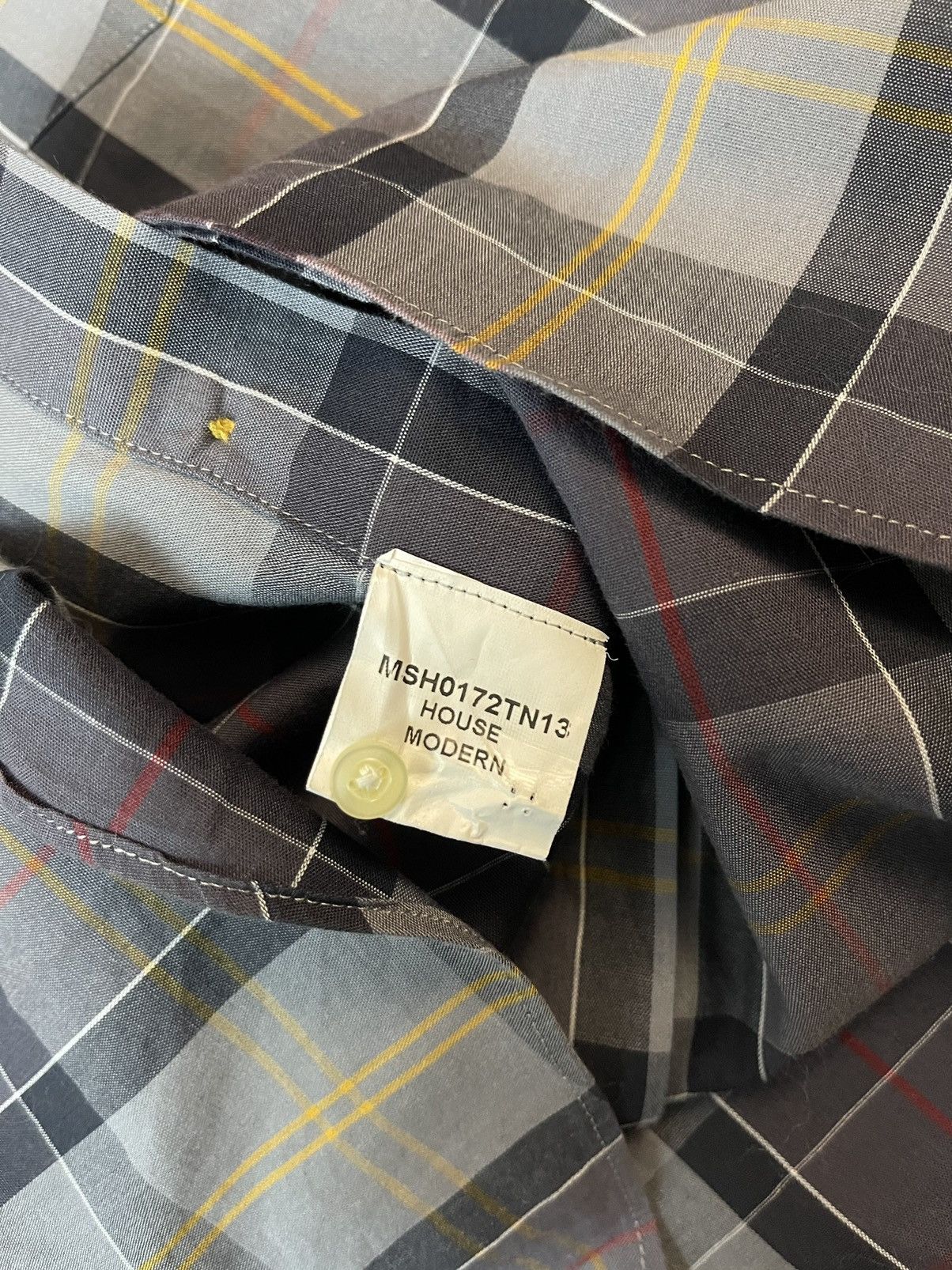 Barbour × Designer × Vintage Barbour vintage grey tartan shirt Size US L / EU 52-54 / 3 - 7 Thumbnail