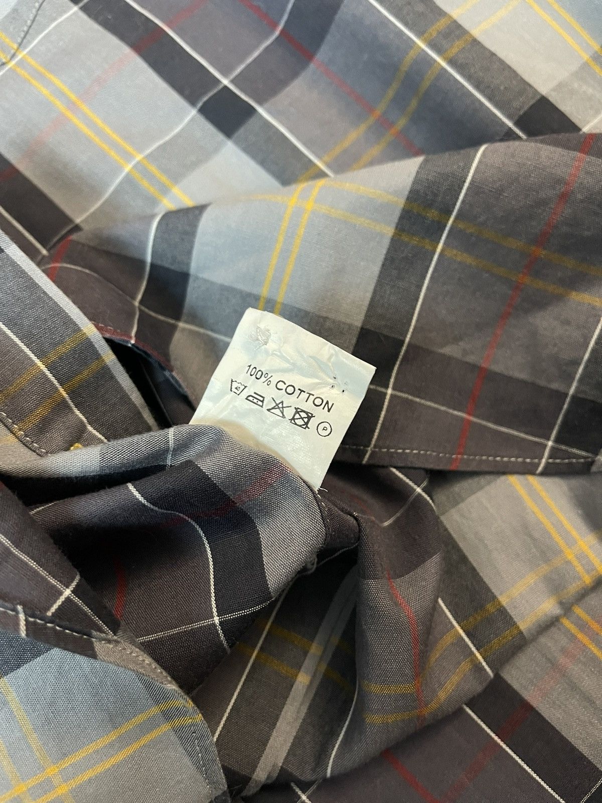 Barbour × Designer × Vintage Barbour vintage grey tartan shirt Size US L / EU 52-54 / 3 - 8 Thumbnail