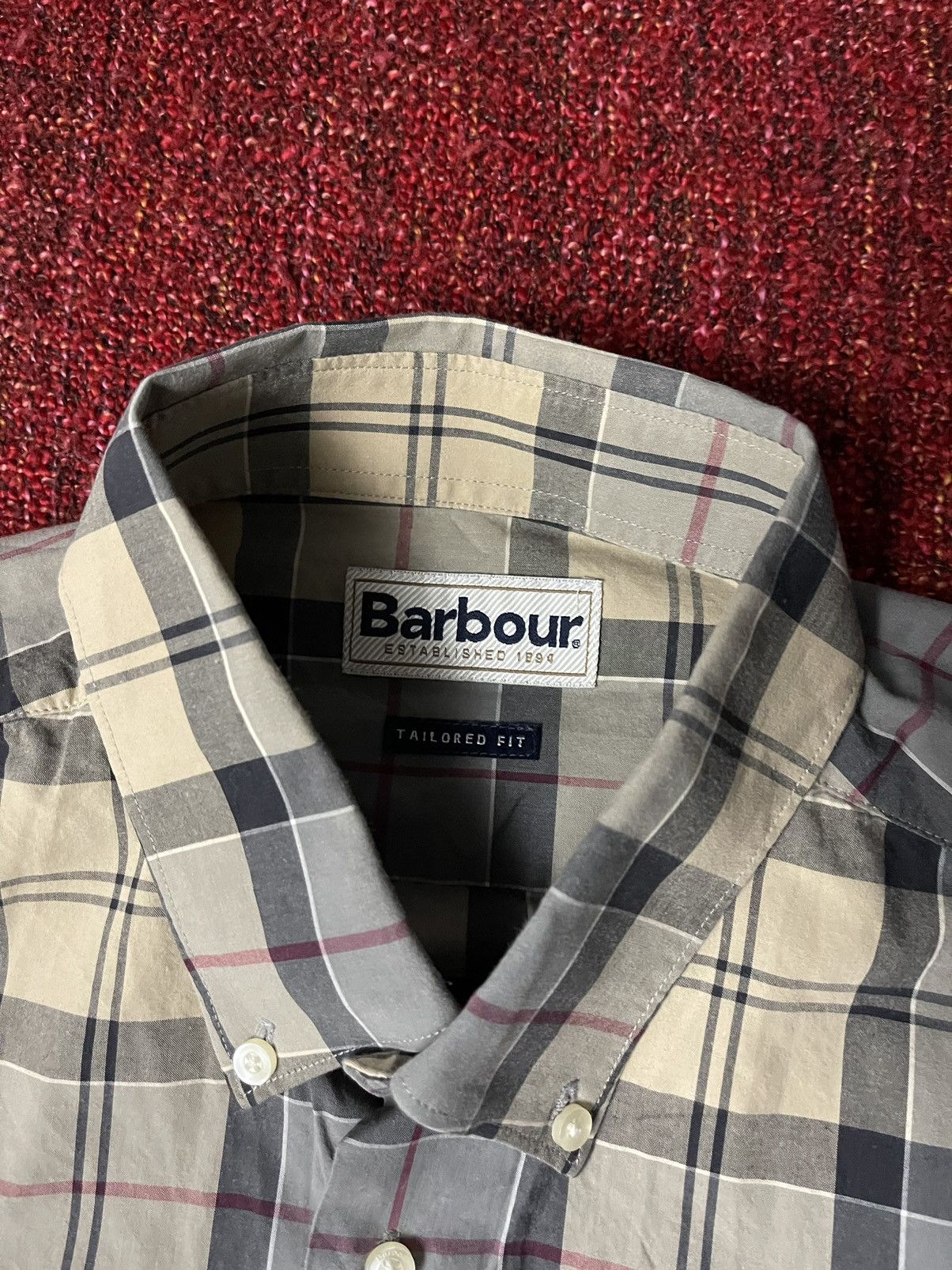 Barbour × Designer × Vintage Barbour vintage 00s tartan shirt Size US M / EU 48-50 / 2 - 4 Thumbnail