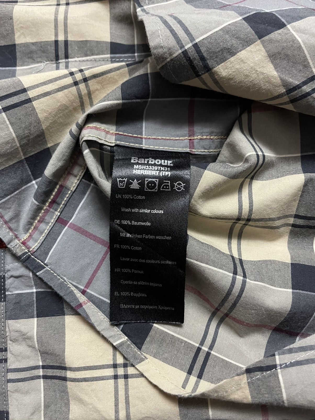 Barbour × Designer × Vintage Barbour vintage 00s tartan shirt Size US M / EU 48-50 / 2 - 7 Thumbnail