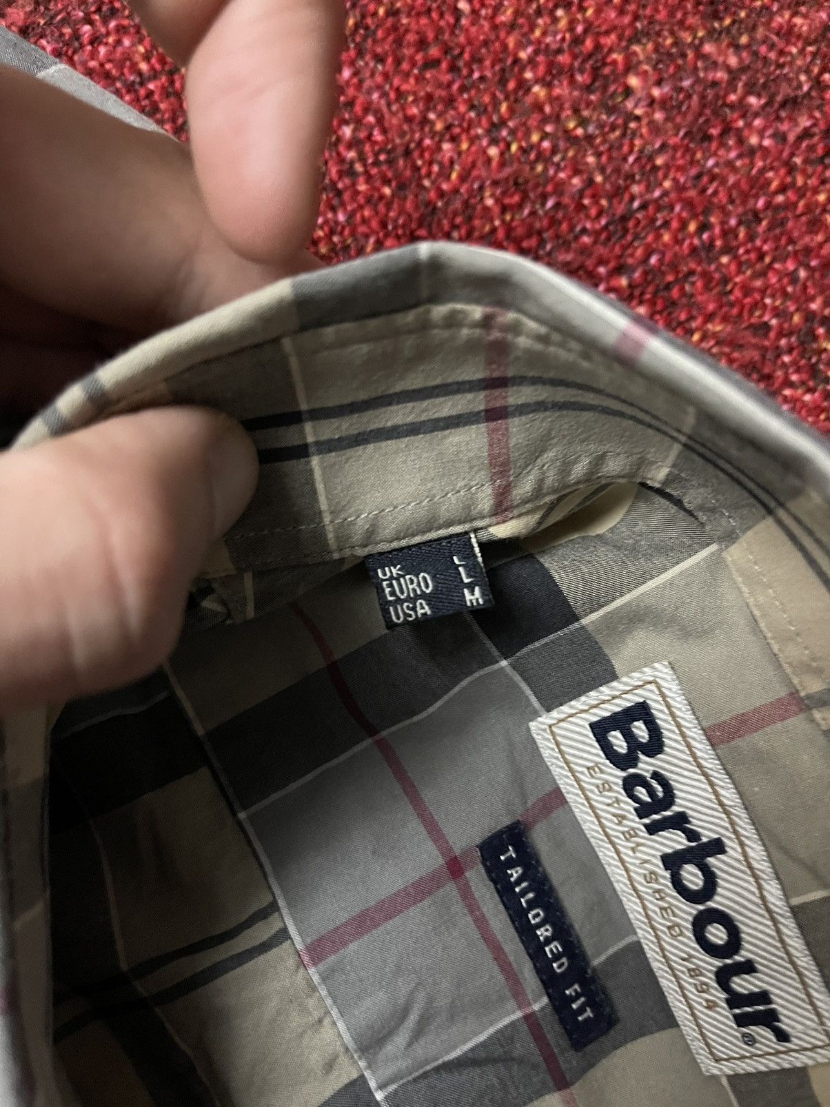 Barbour × Designer × Vintage Barbour vintage 00s tartan shirt Size US M / EU 48-50 / 2 - 5 Thumbnail
