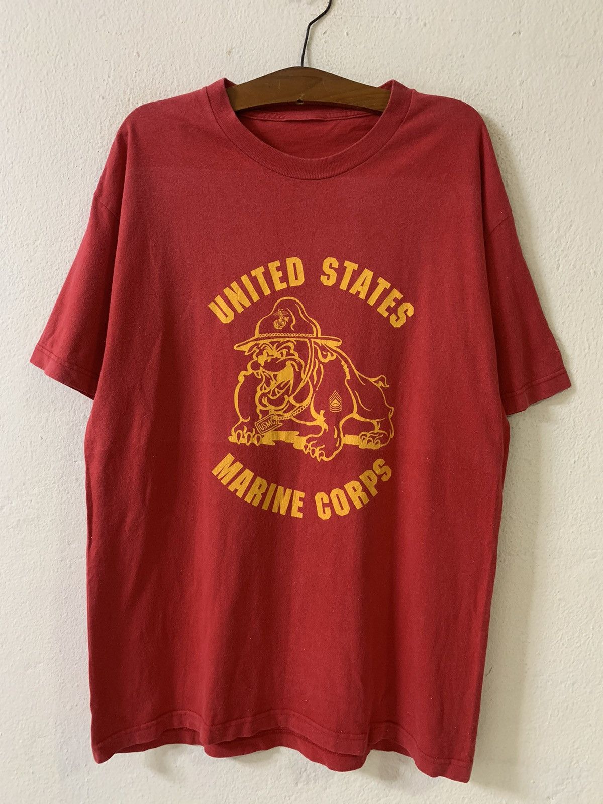 Vintage Vintage USMC United State Marine Corps Tshirt Size US M / EU 48-50 / 2 - 1 Thumbnail