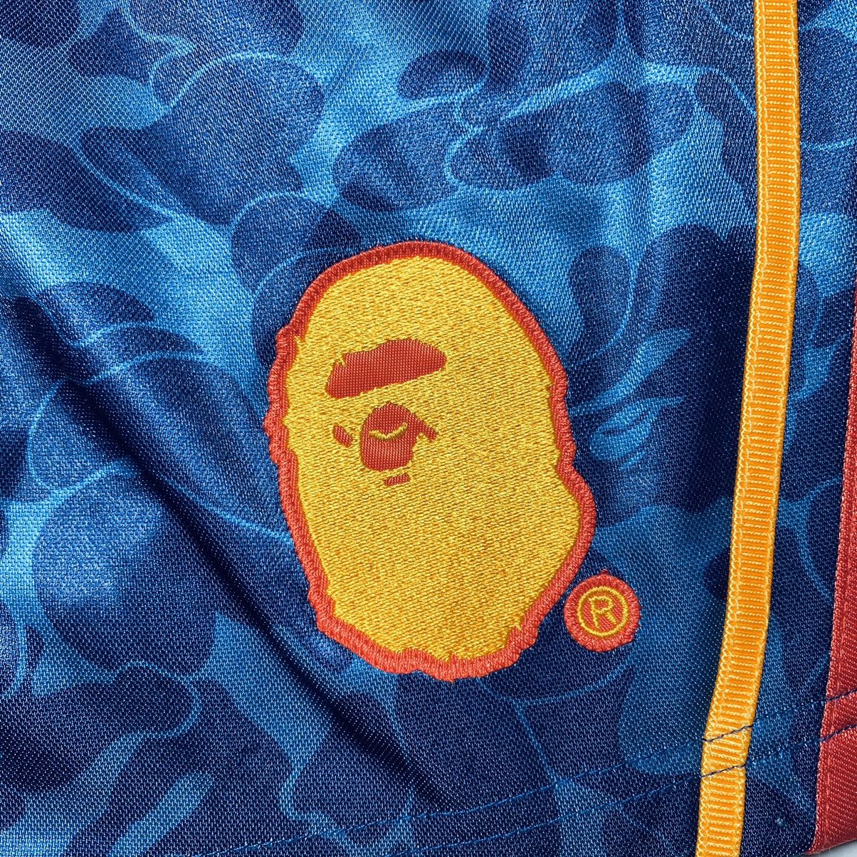 Bape × Mitchell & Ness Bape x Mitchell & Ness Golden State Warriors Shorts Size US 34 / EU 50 - 3 Thumbnail