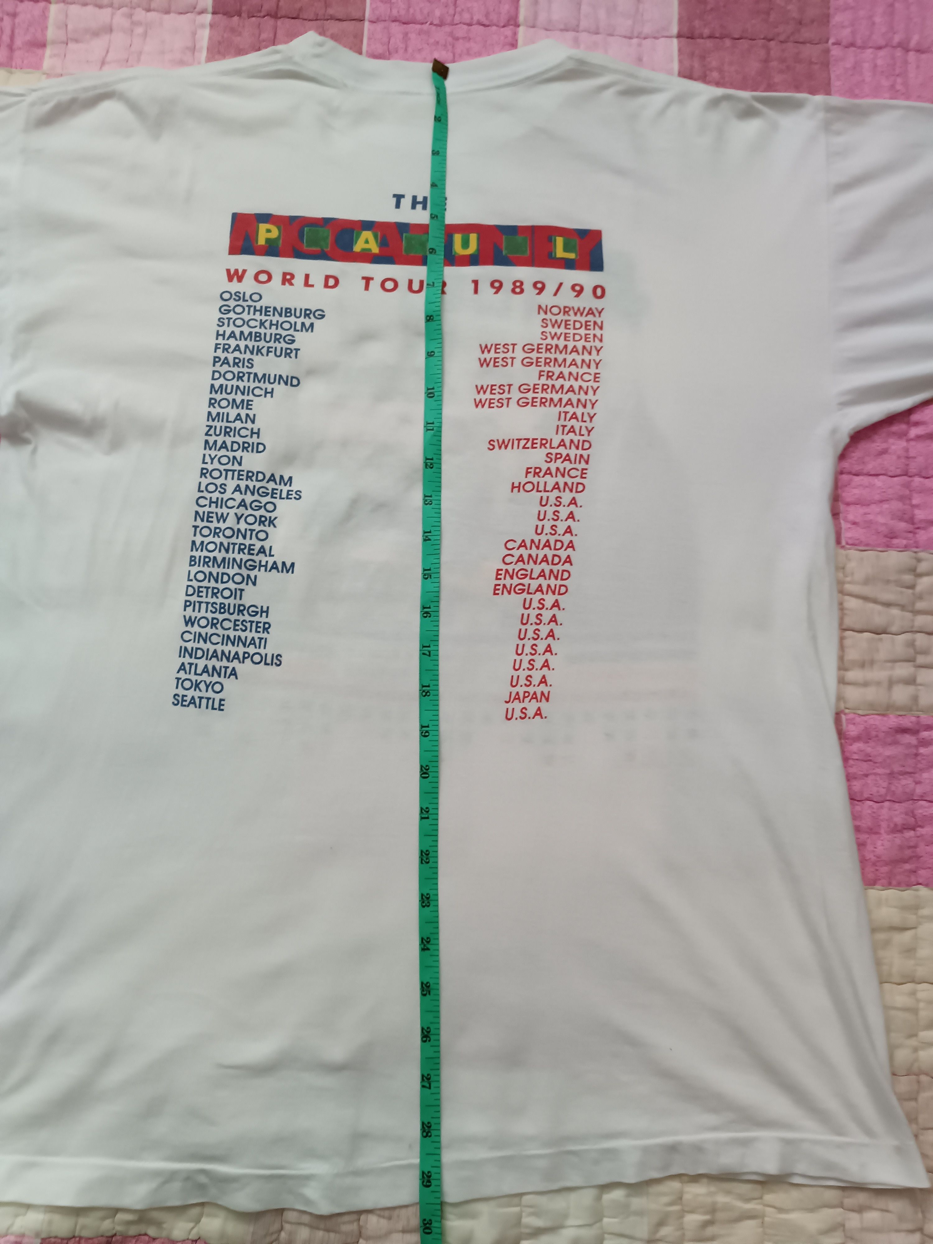 Band Tees ♦️Vintage Paul McCartney 1989 T-Shirt Size US L / EU 52-54 / 3 - 9 Thumbnail
