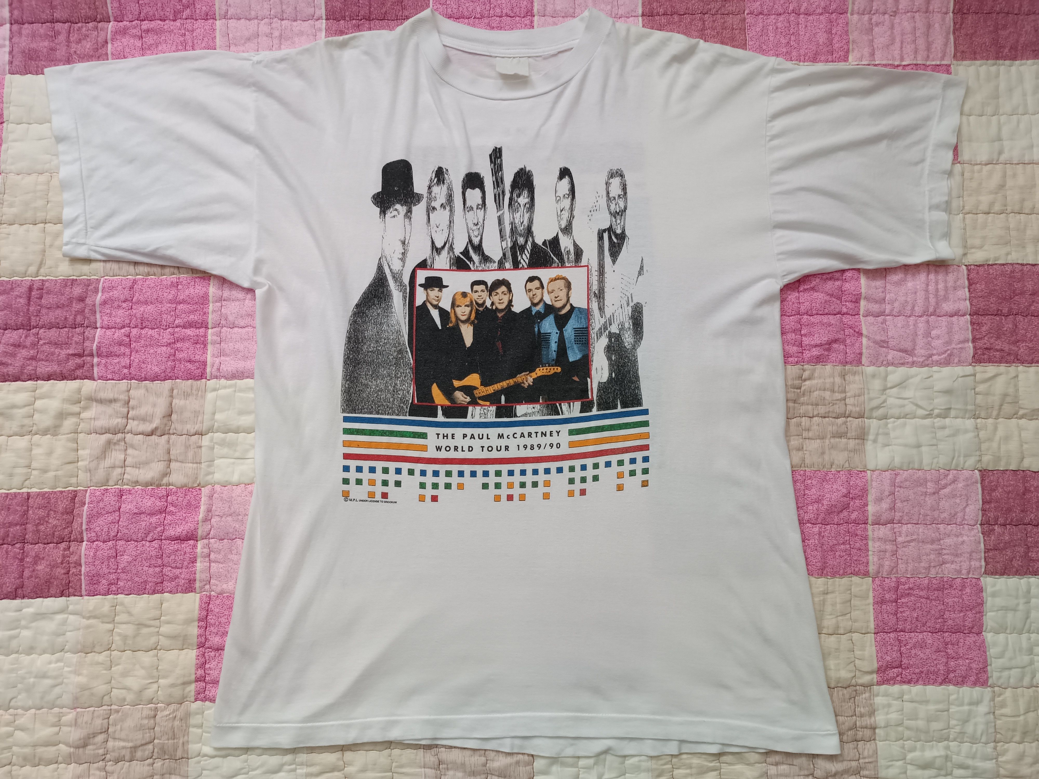 Band Tees ♦️Vintage Paul McCartney 1989 T-Shirt Size US L / EU 52-54 / 3 - 5 Thumbnail