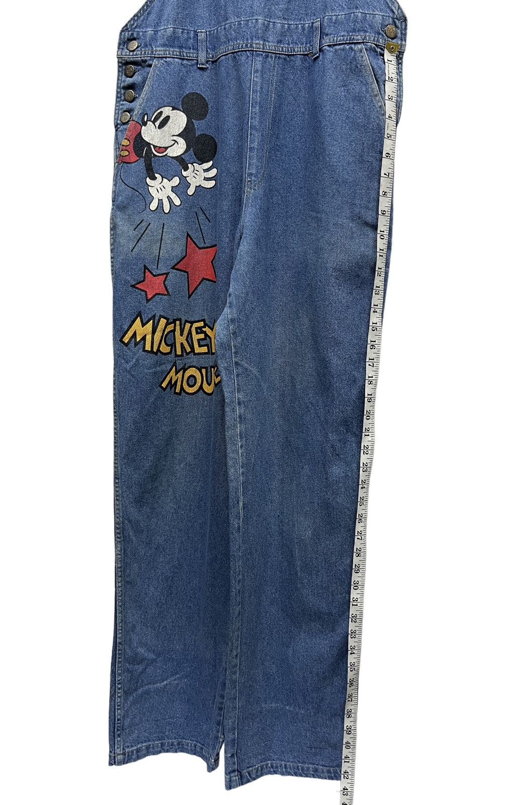 Disney 🔥🐭RARE 90’s MICKEY MOUSE By POPPINS JAPAN Denim Overall Size US 30 / EU 46 - 16 Thumbnail