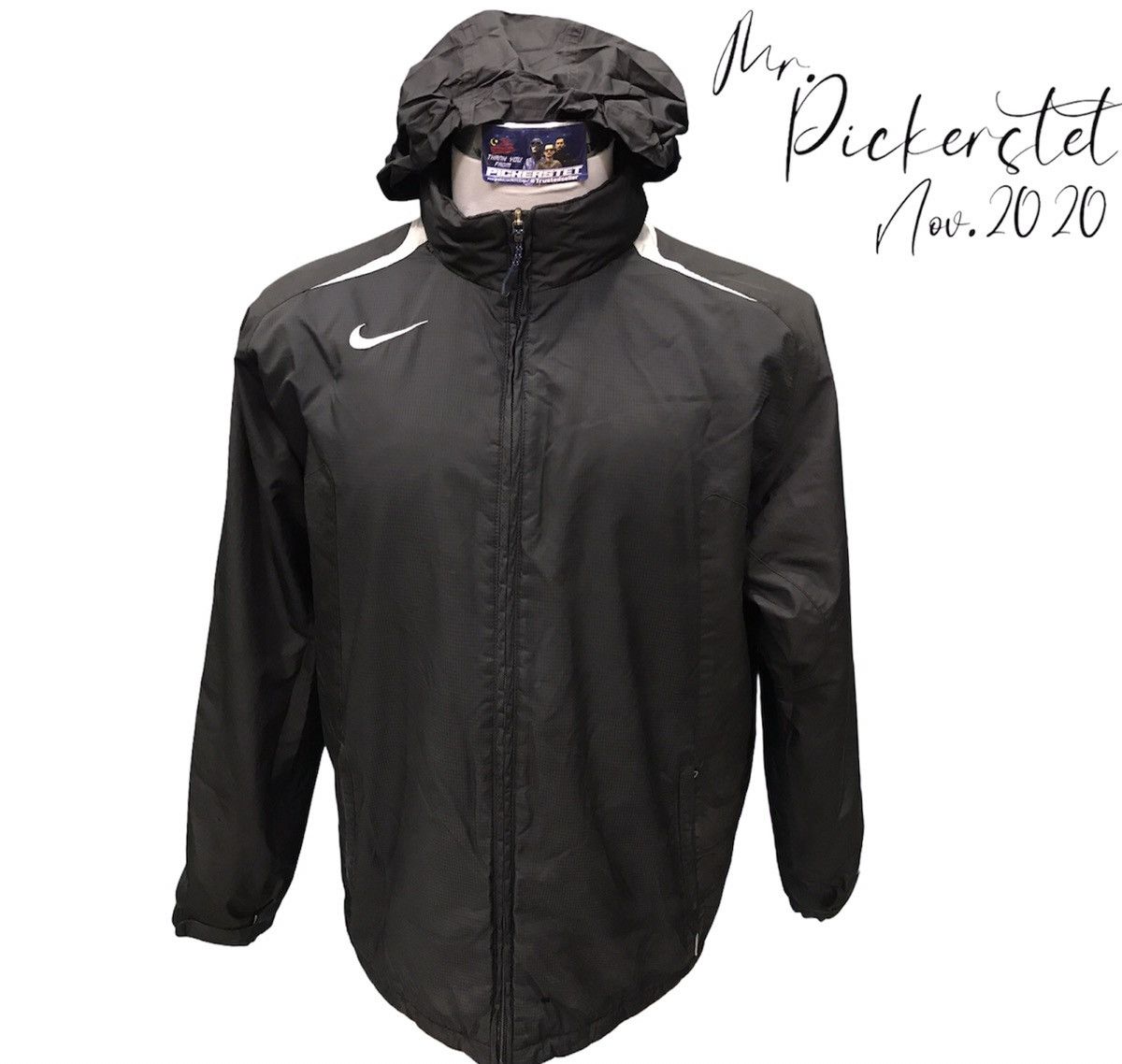 Nike × Vintage NIKE TOTAL 90 Windbreaker Hoodie Jacket Size US L / EU 52-54 / 3 - 2 Thumbnail