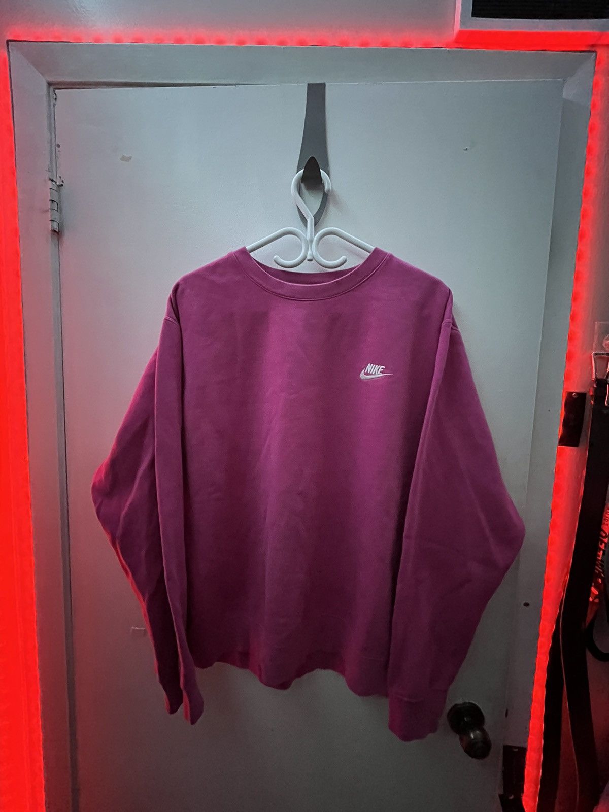 【Nike x Stussy】 NRG Washed Fleece Crewneck Lotus PInk Buy Nike x Stussy NRG Washed Fleece Crew 'Lotus Pink