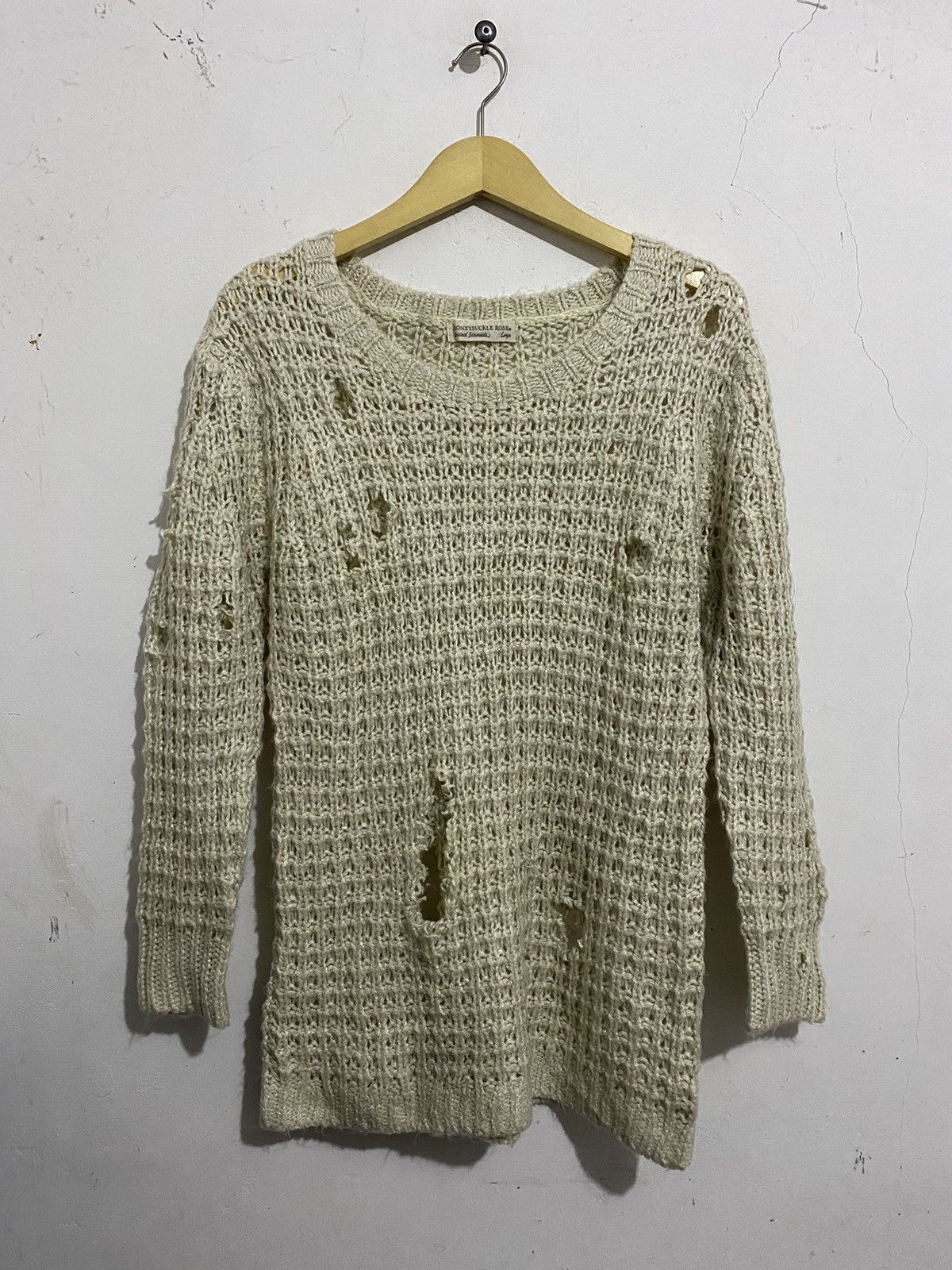 20471120 💸BINDINGOFFER💸Honeysuckle•Rose-JapanKnitted Destroyed Size US L / EU 52-54 / 3 - 2 Thumbnail