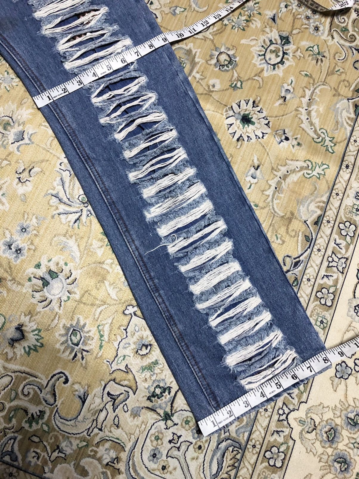 Other RIPPED⚡️⚡️STUDDED PLAY ME DISTRESSED DENIM Size US 34 / EU 50 - 8 Thumbnail